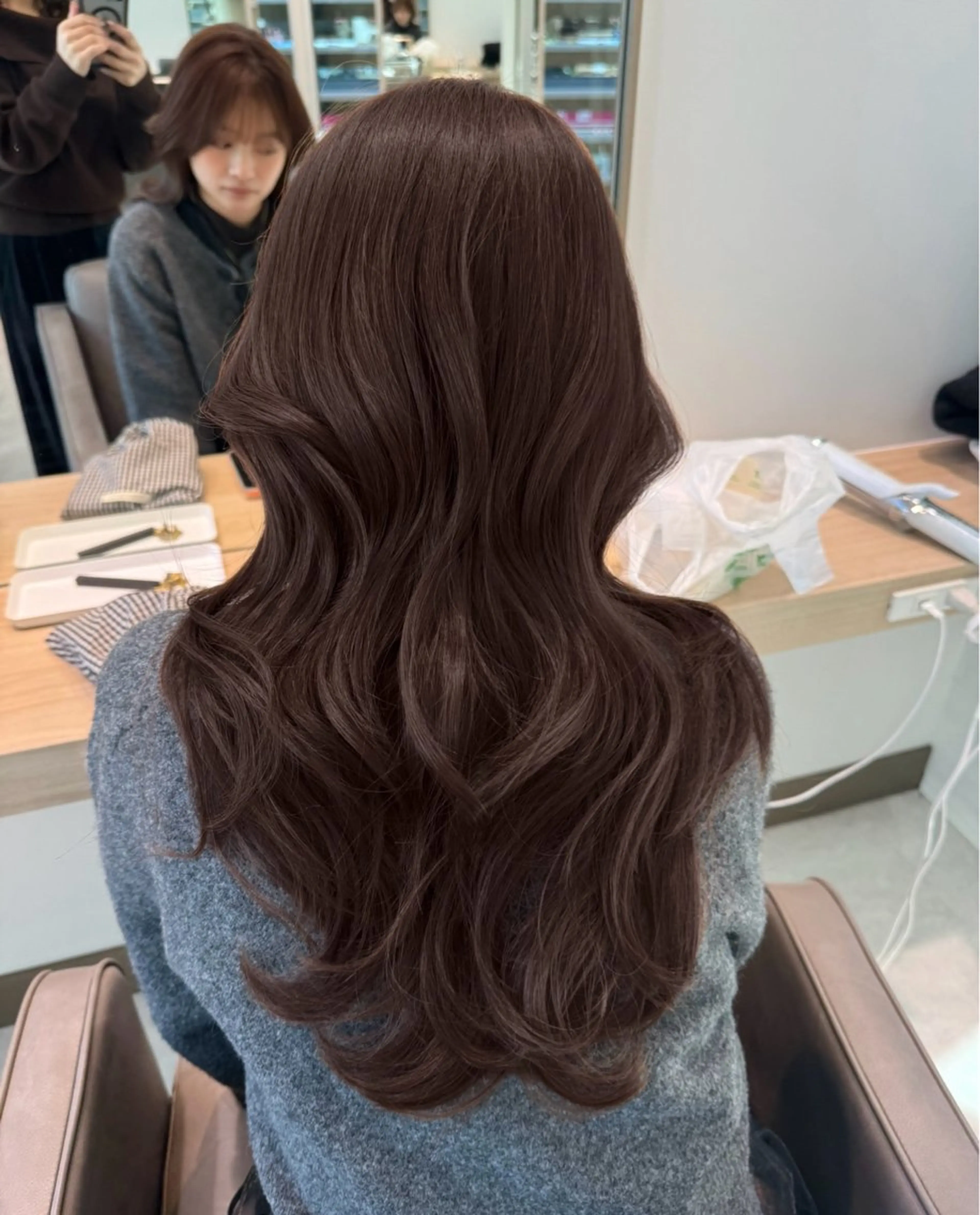 ロング カラー COALL nex the salon所属・Riria✨ 透明感カラーのヘアスタイル