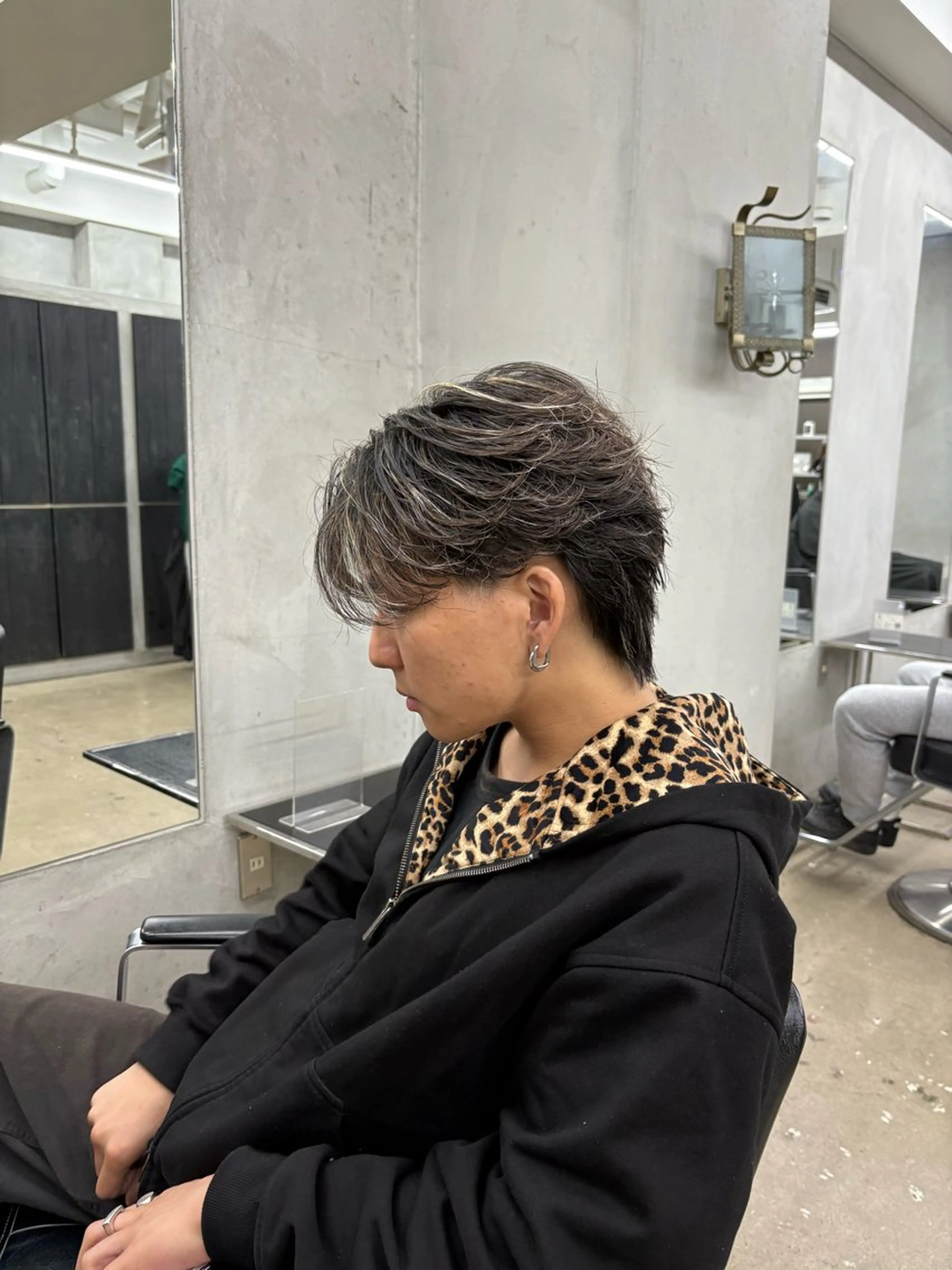 ミディアム ミディアムパーマ カット パーマ 池田 駿のヘアスタイル