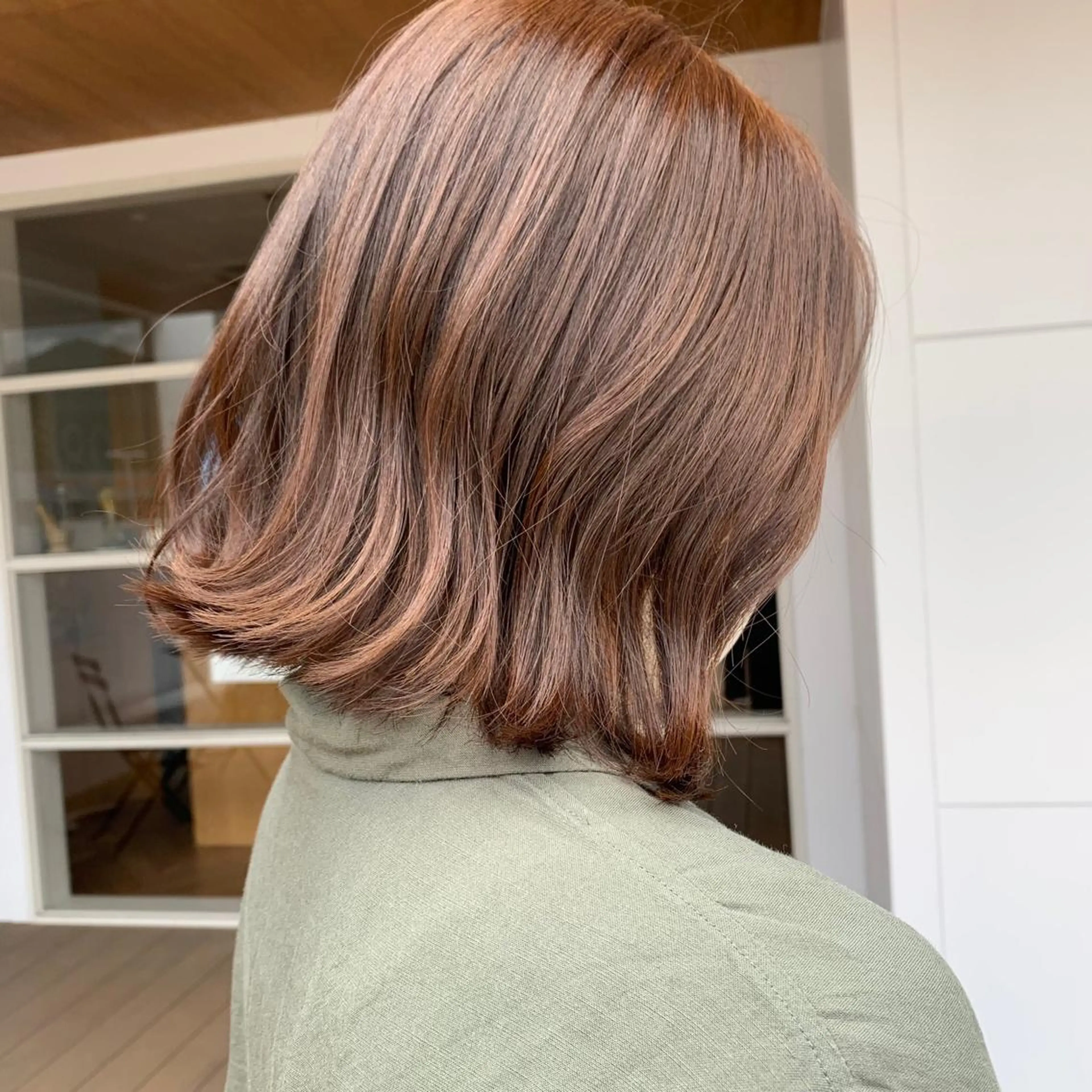 ミディアム カラー canoe下関熊野店 レッスンモデル募集中のヘアスタイル