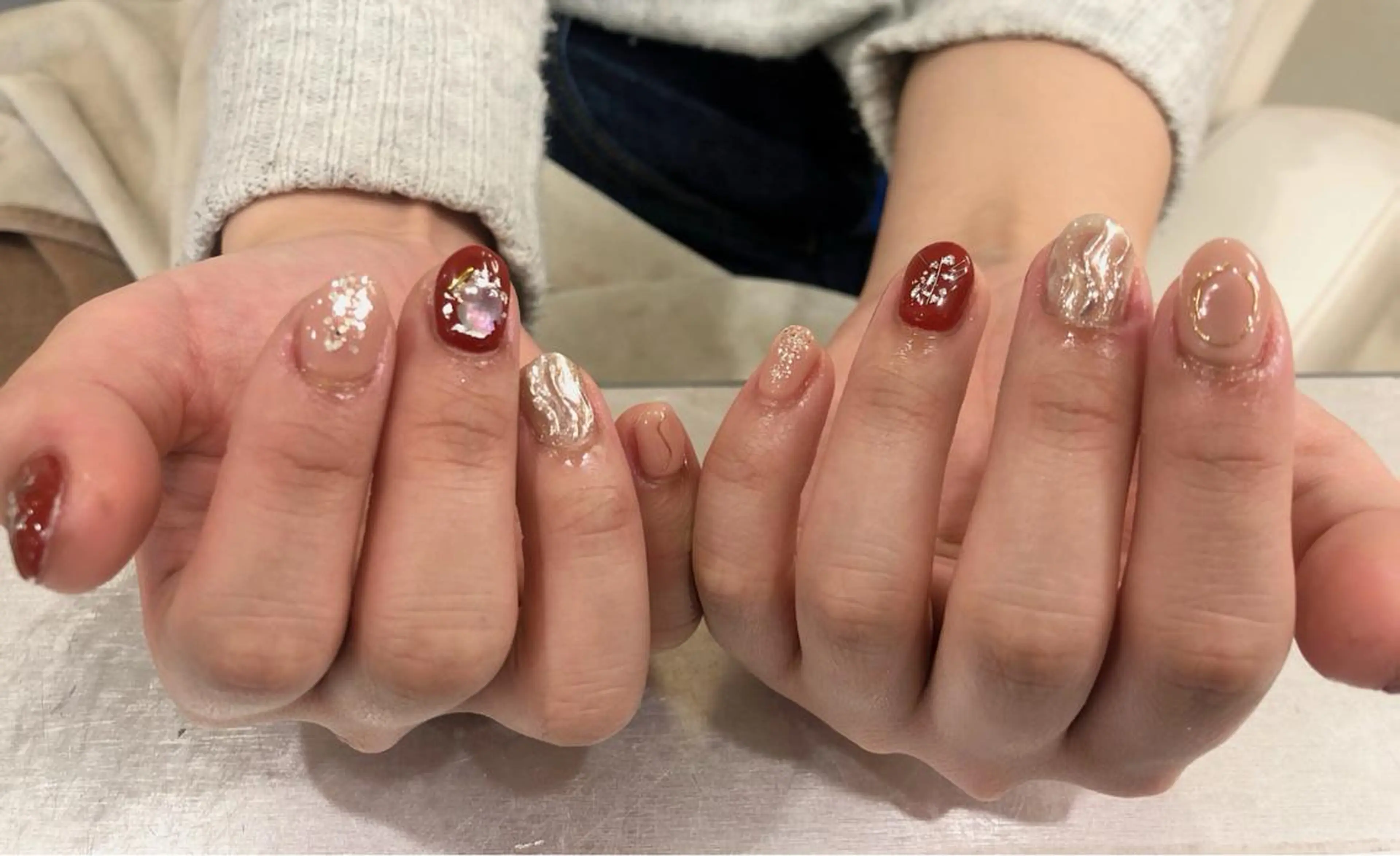 ネイル ニュアンスネイル Raybeauty marinaのネイルデザイン