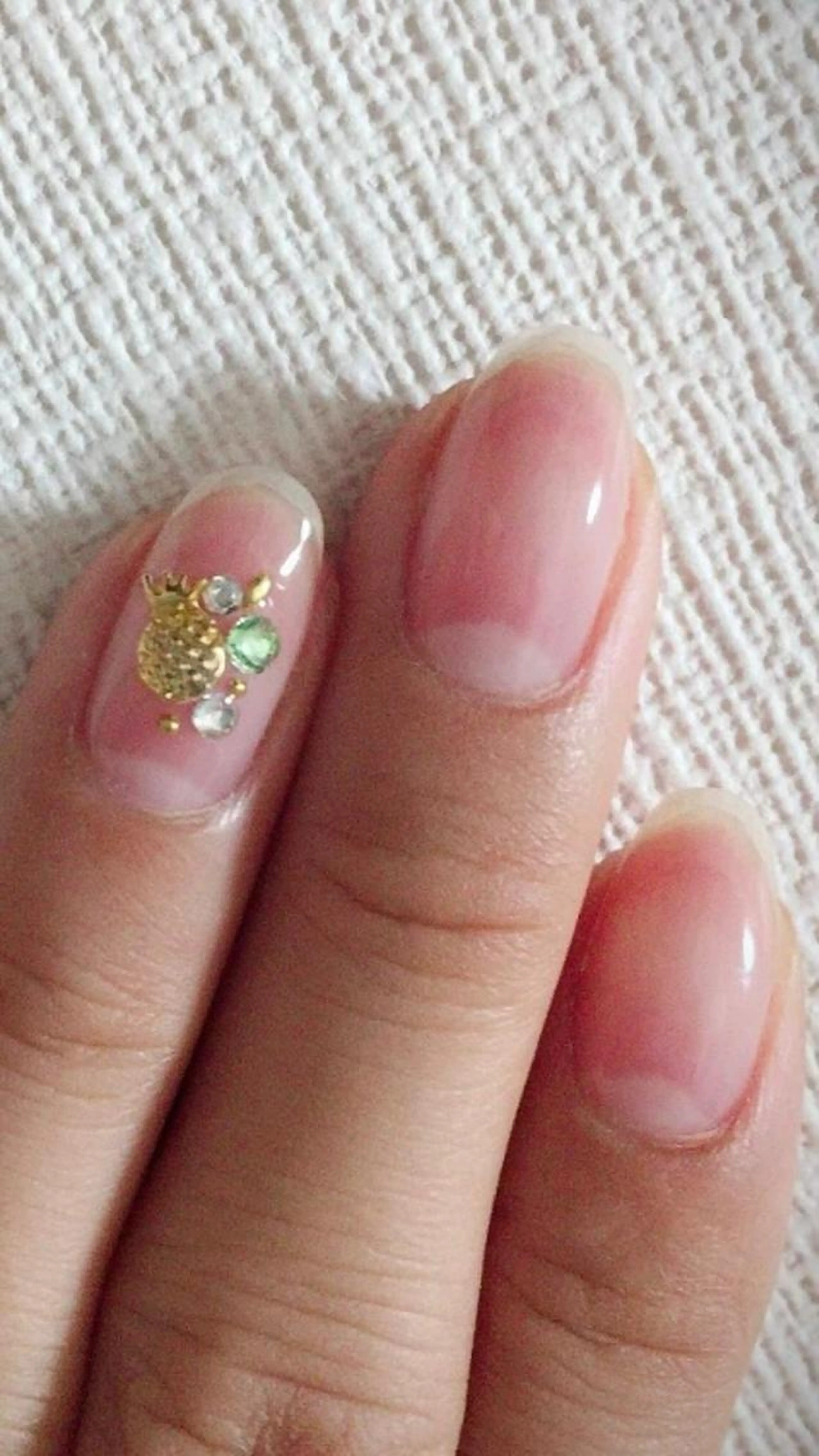 （オフなし）ジェルネイル→クリアの写真