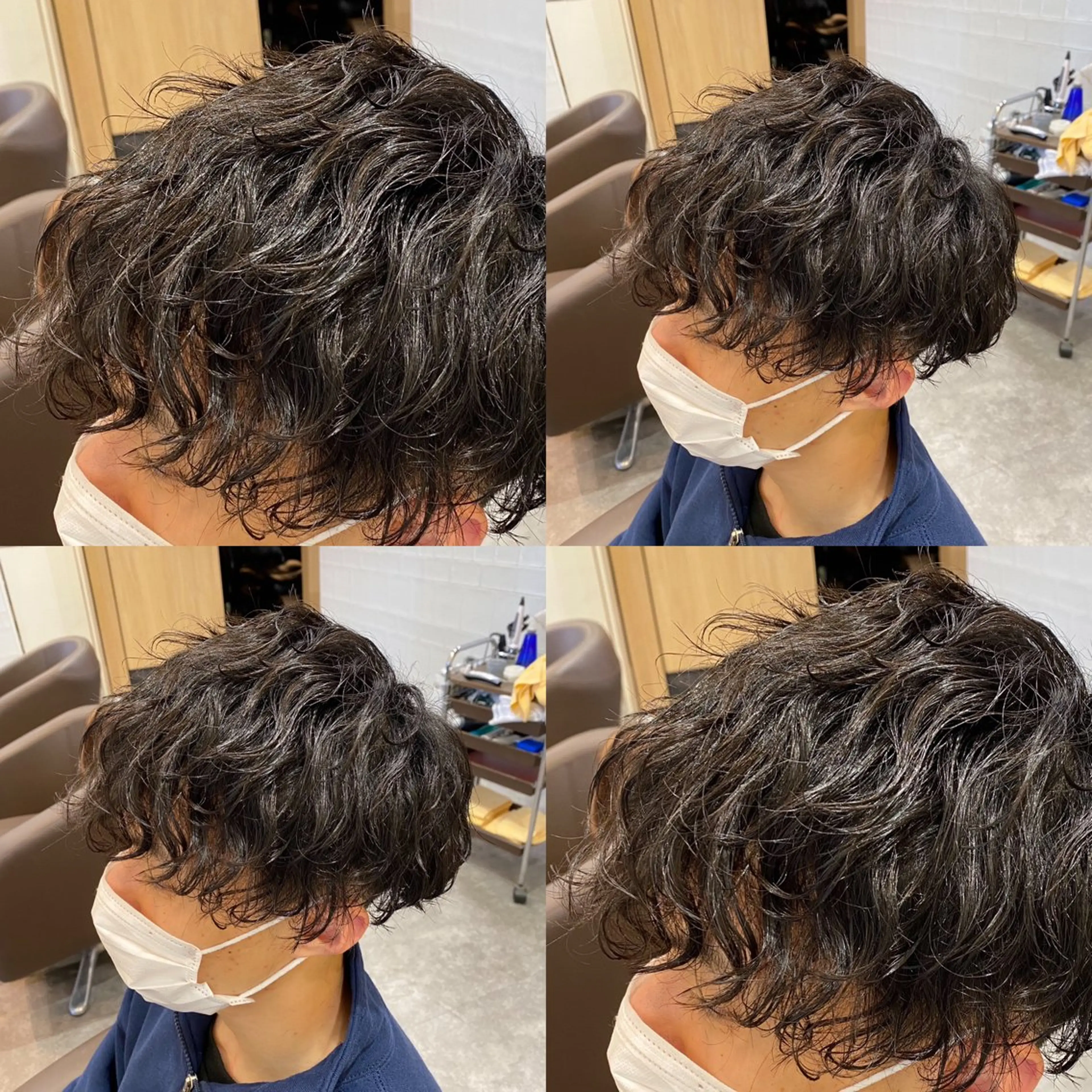 パーマ メンズ メンズ特化LIBER 石川玲央のヘアスタイル
