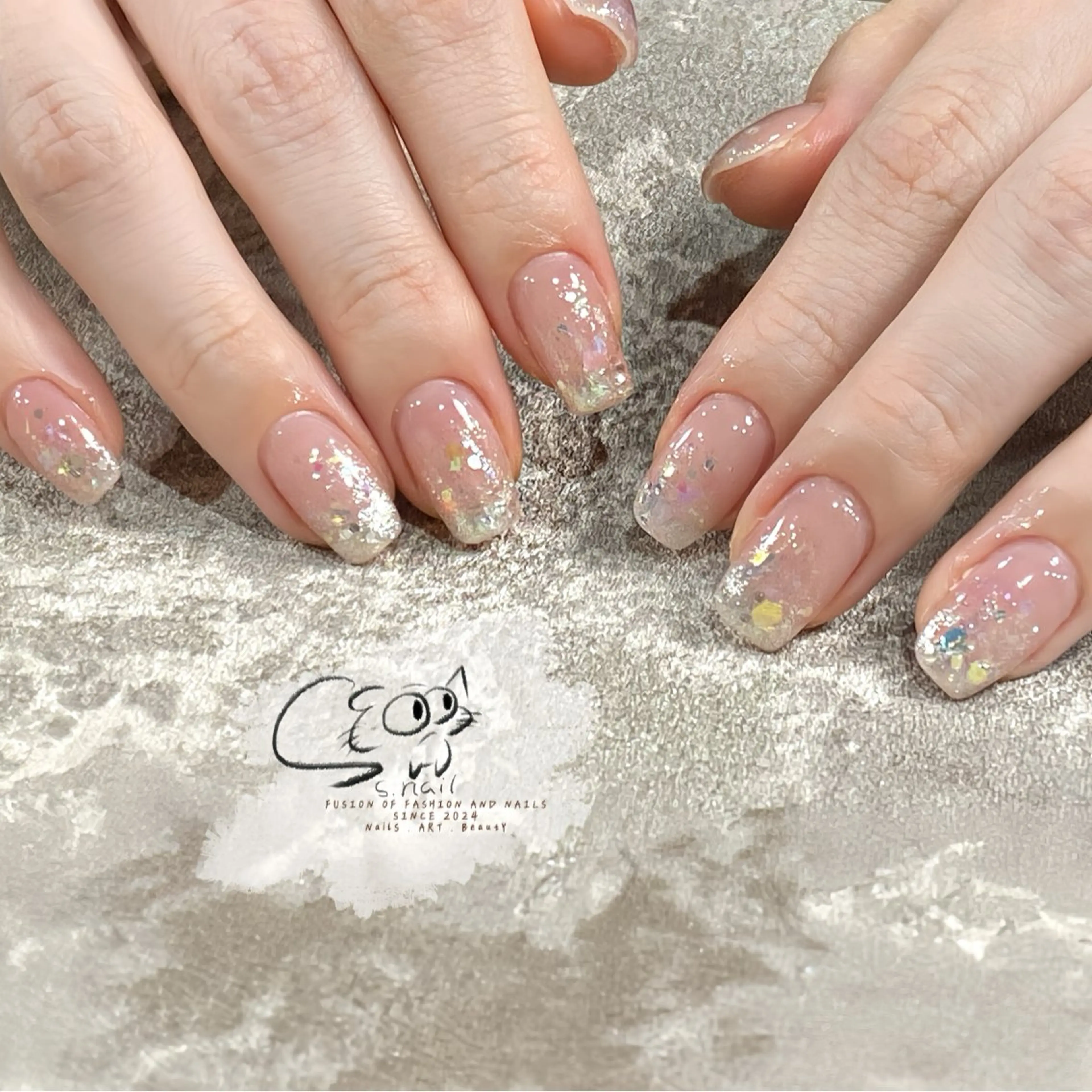 ネイル チークネイル フレンチネイル グラデーション マグネットネイル ワンカラーネイル ハンドネイル S.nail所属・S.nail _のネイルデザイン