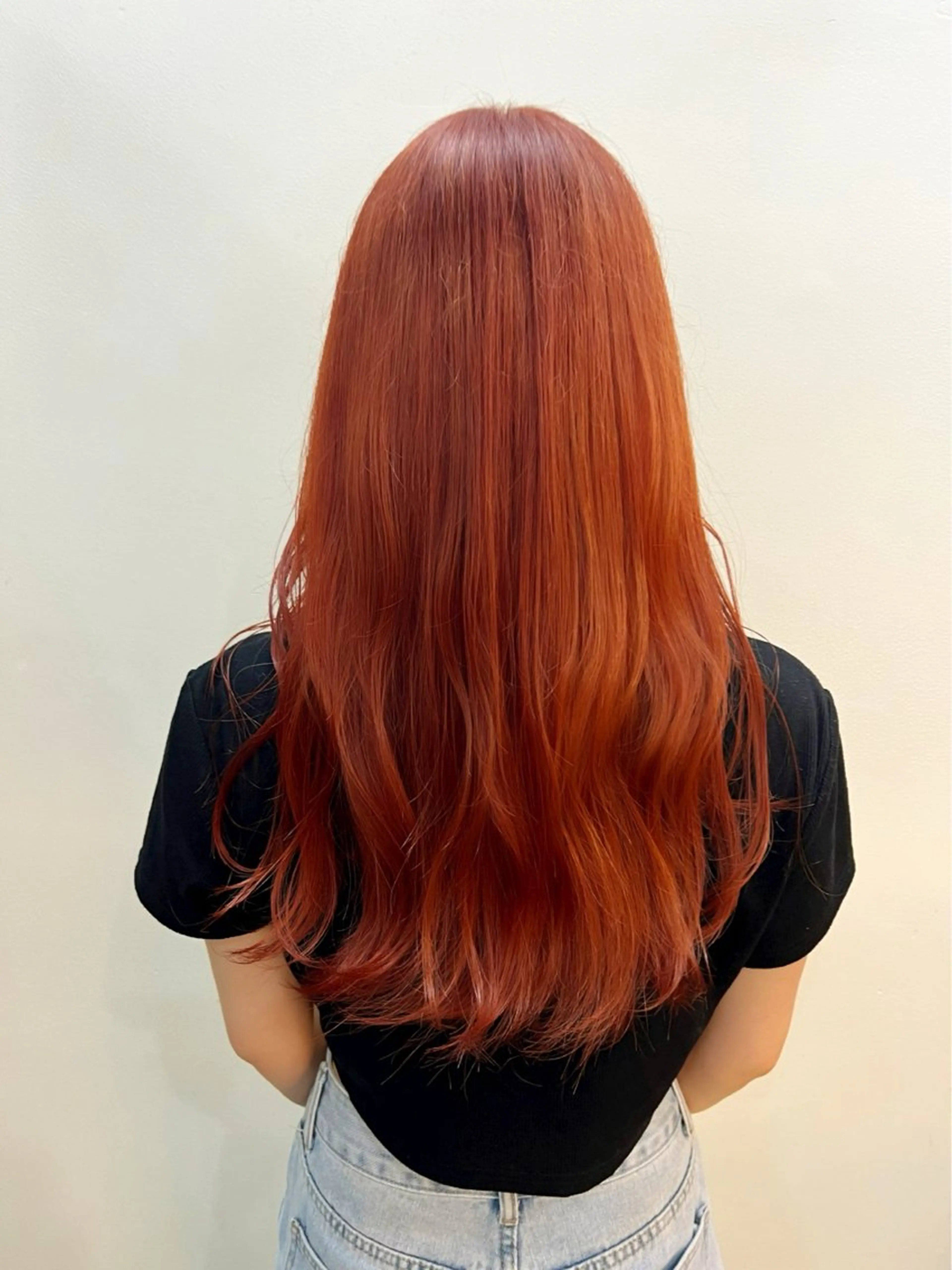 セミロング カラー 透明感/血色カラー/ 似合せレイヤー/ゆいのヘアスタイル