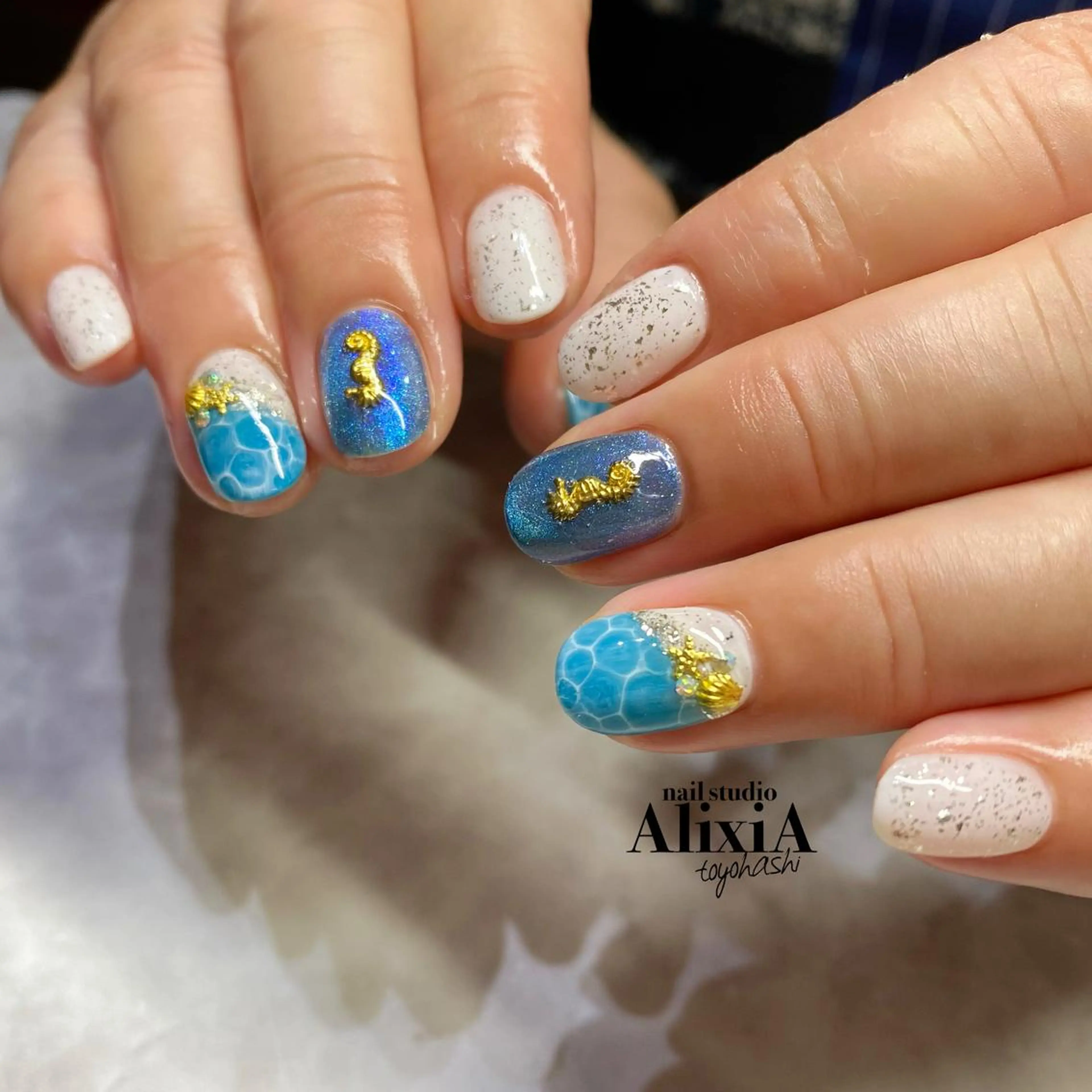 ネイル ハンドネイル AlixiA   nail studio所属・AlixiA ゆみのネイルデザイン