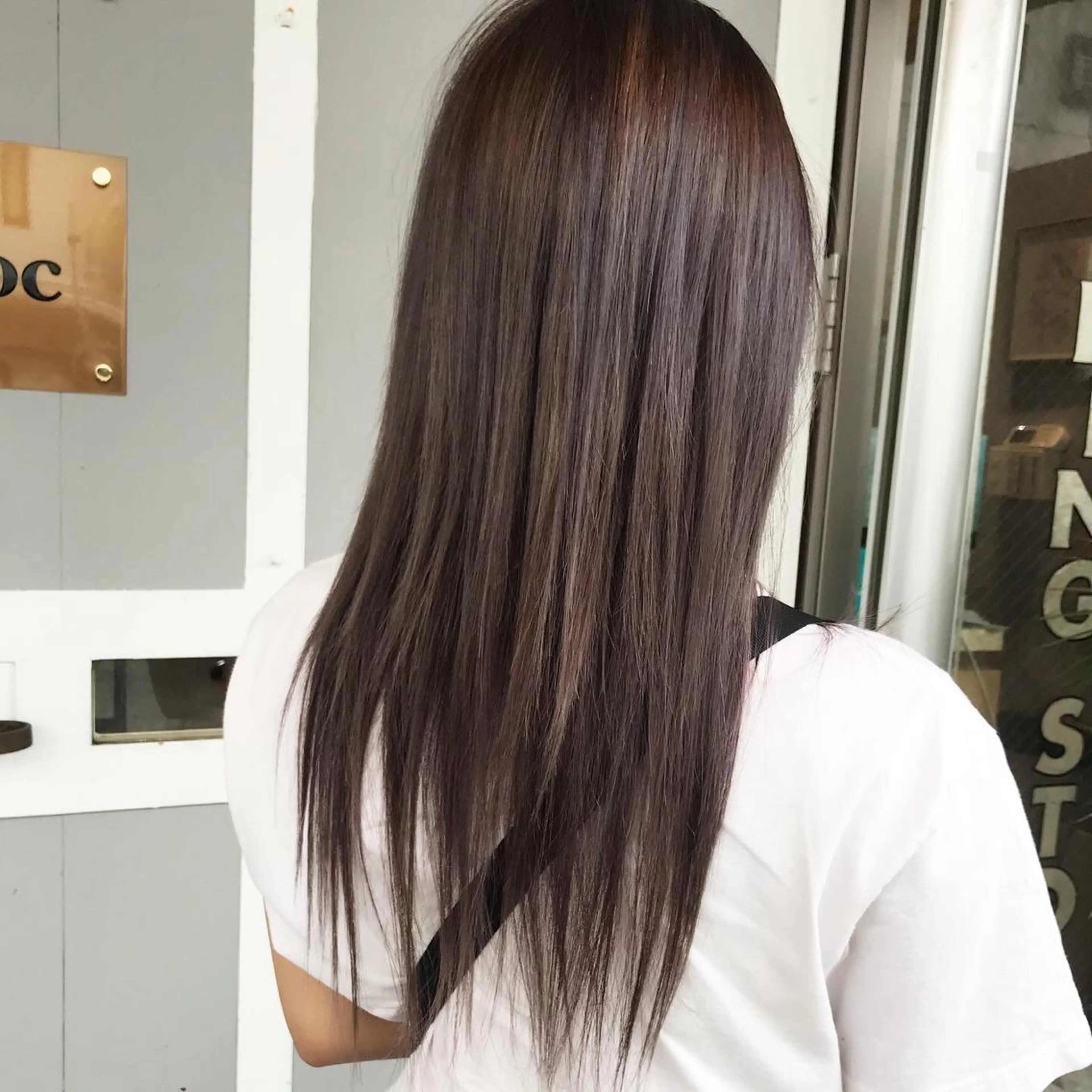 カラー ダブルカラー miloc かおりのヘアスタイル