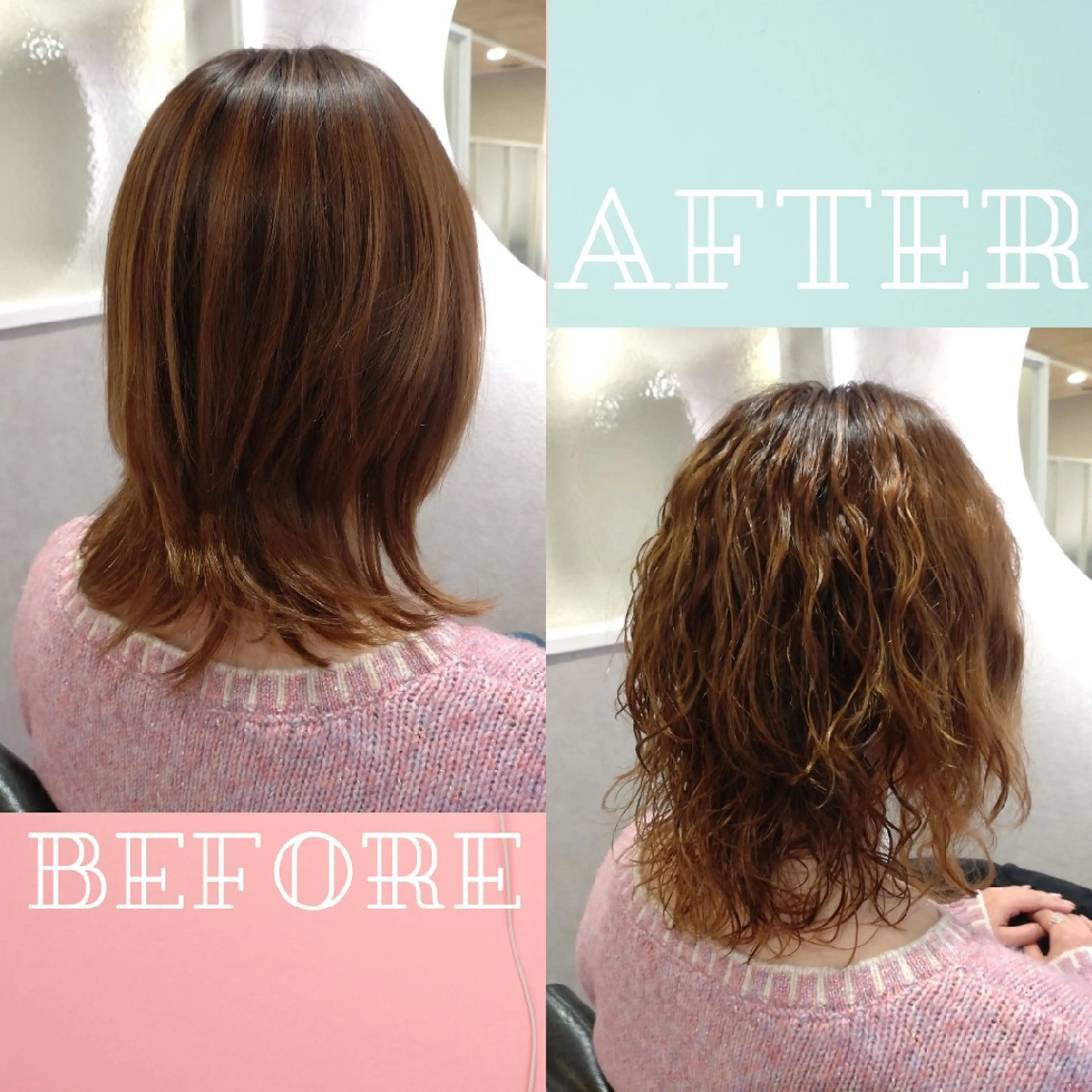 ミディアム パーマ パーマ GR 髪質改善トリートメント×ヘッドスパ【ジーアール】所属・🌺中村🌺毎日楽し くなる髪をご提案✨のヘアスタイル