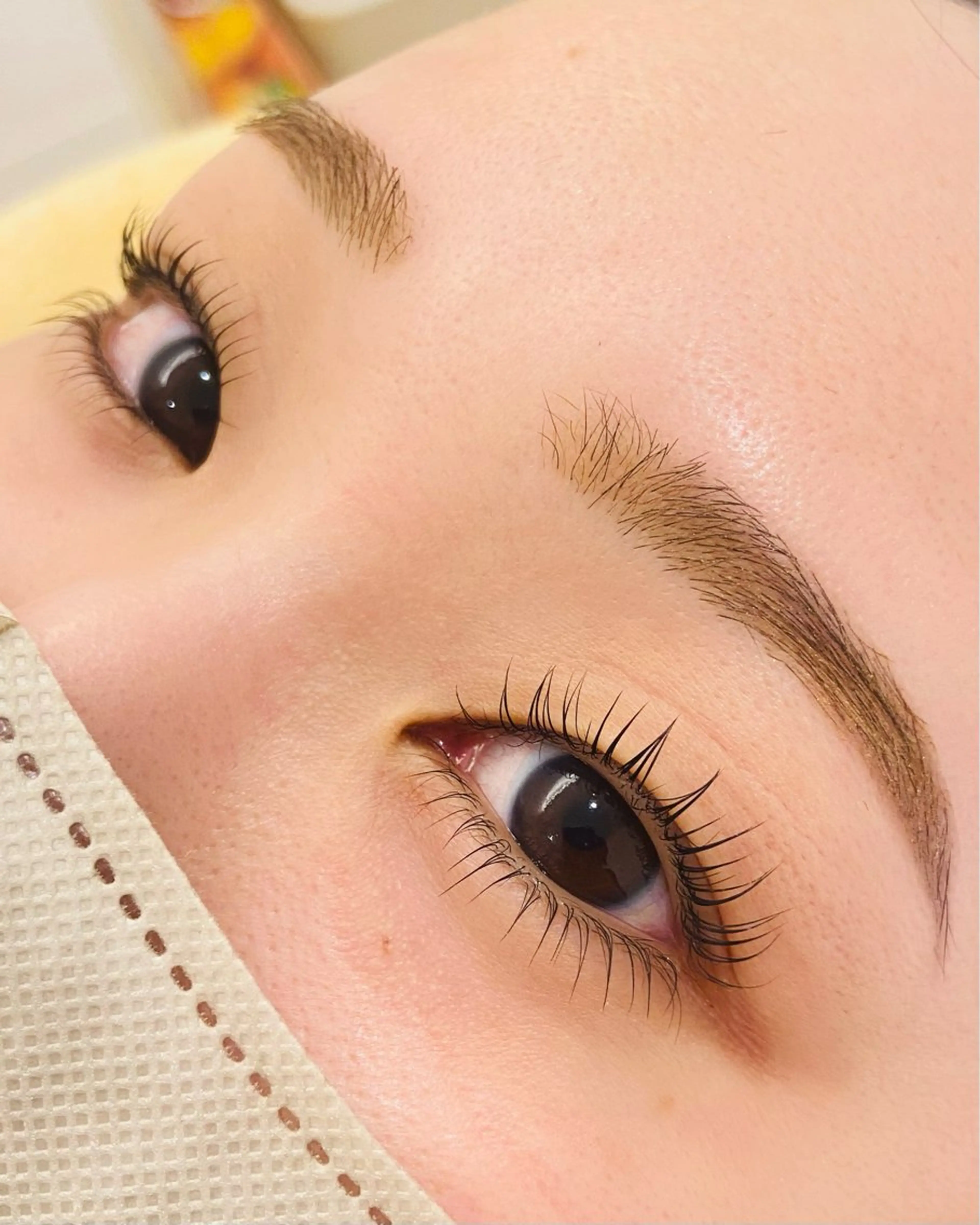 マツエク・マツパ 下まつげエクステ 一重×まつ毛パーマ 前田 梨沙👀✨のマツエク・マツパデザイン