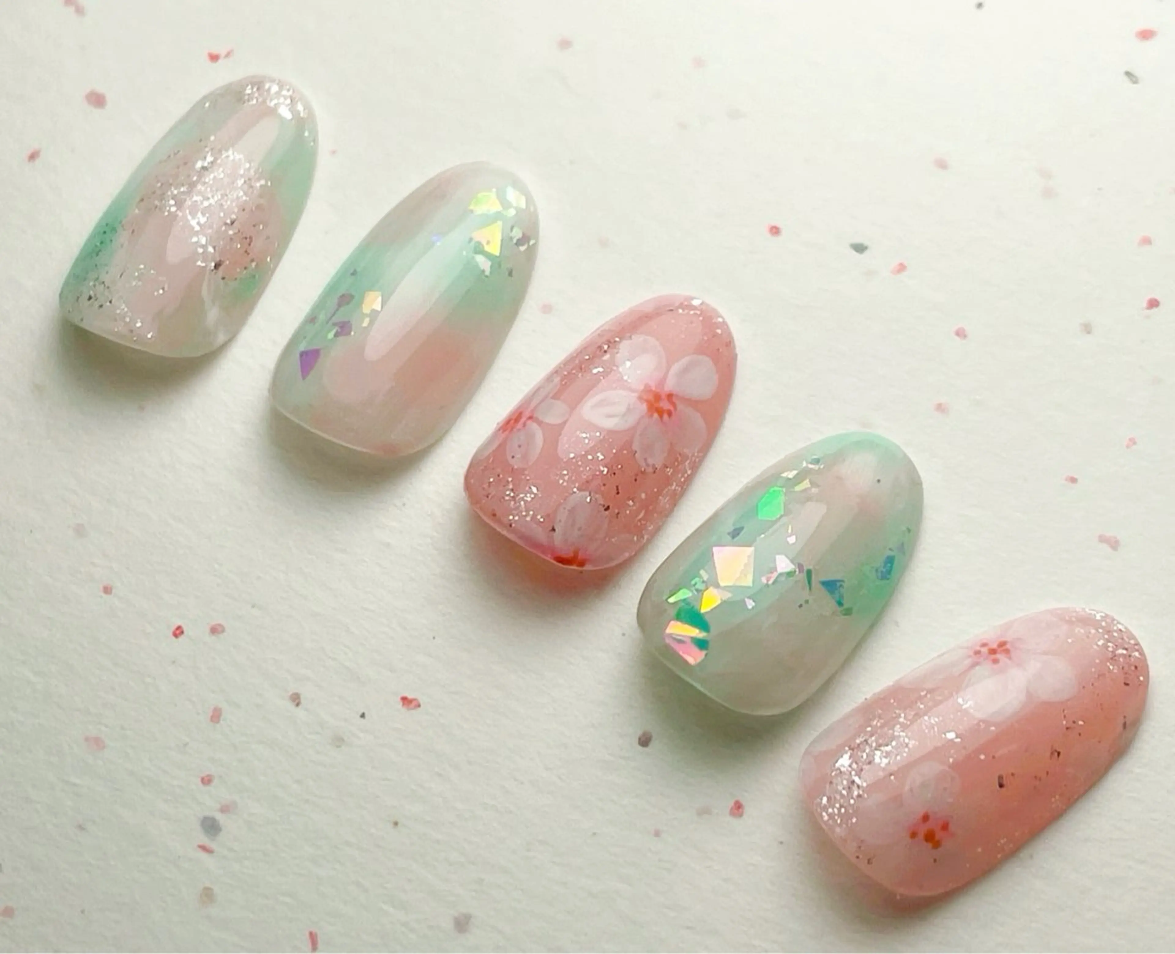 ネイル 春ネイル 田坂✨LUNE nail salonのネイルデザイン