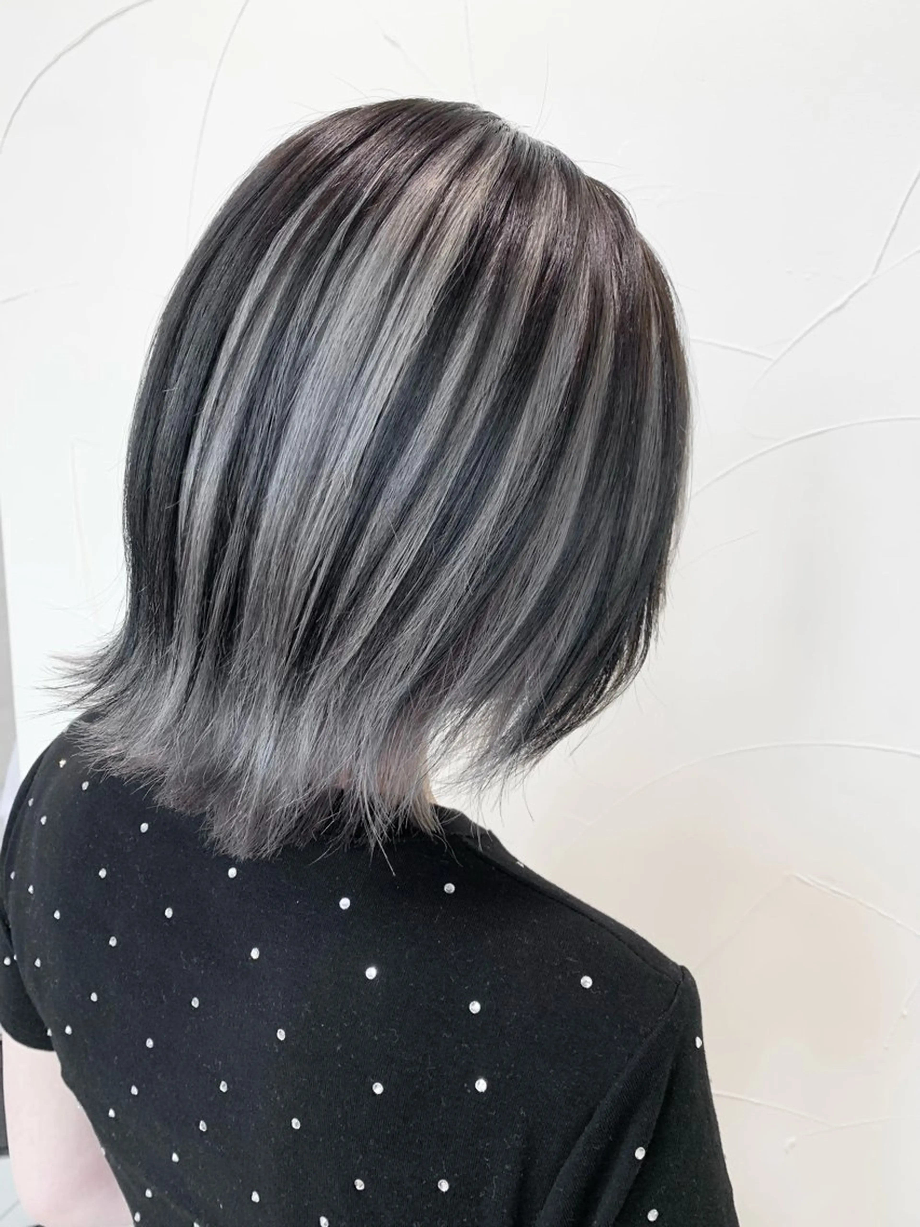 ミディアム カラー 伴藤 寿男のヘアスタイル