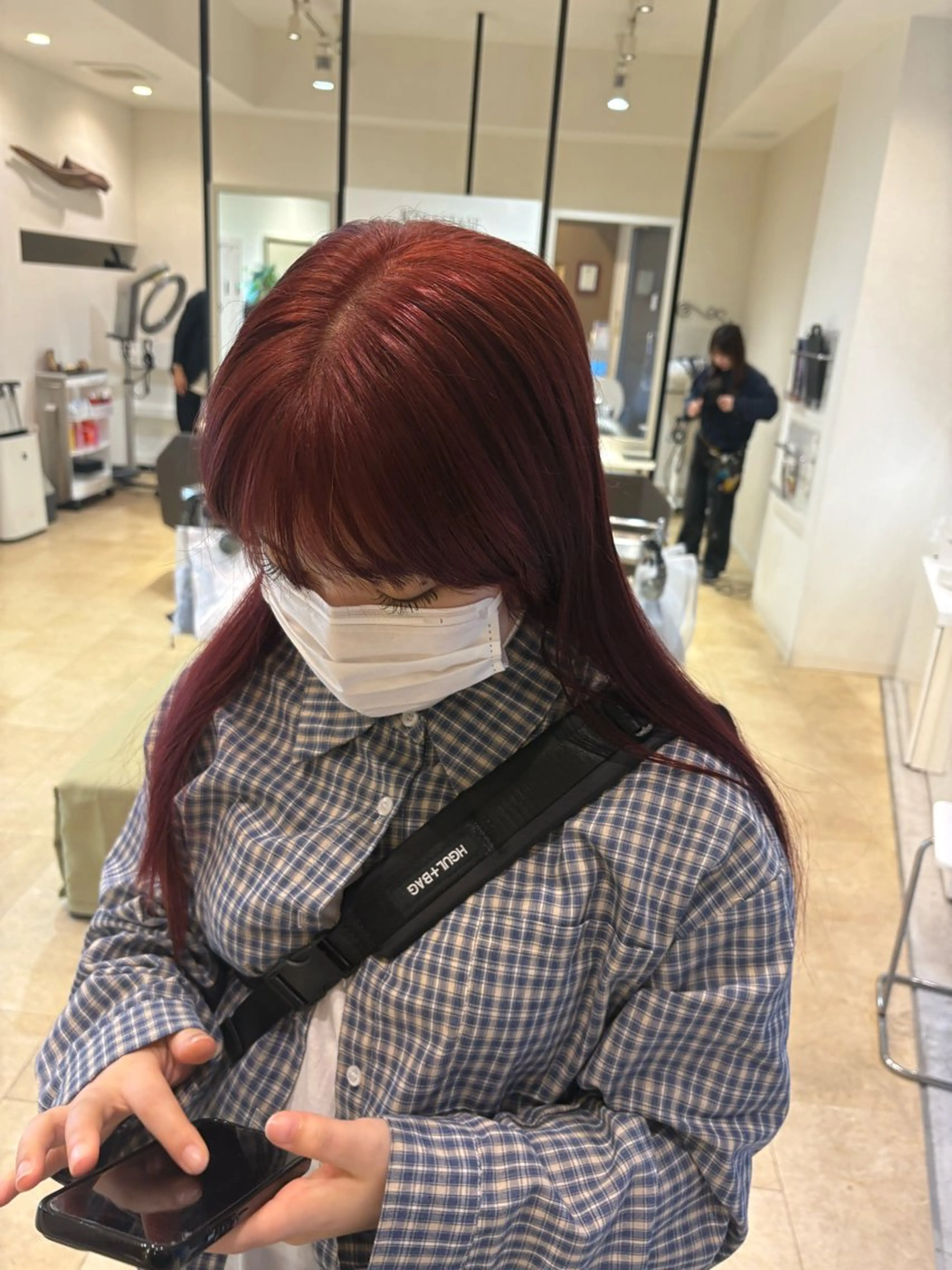 ロング カラー あいり 福岡美容師のヘアスタイル
