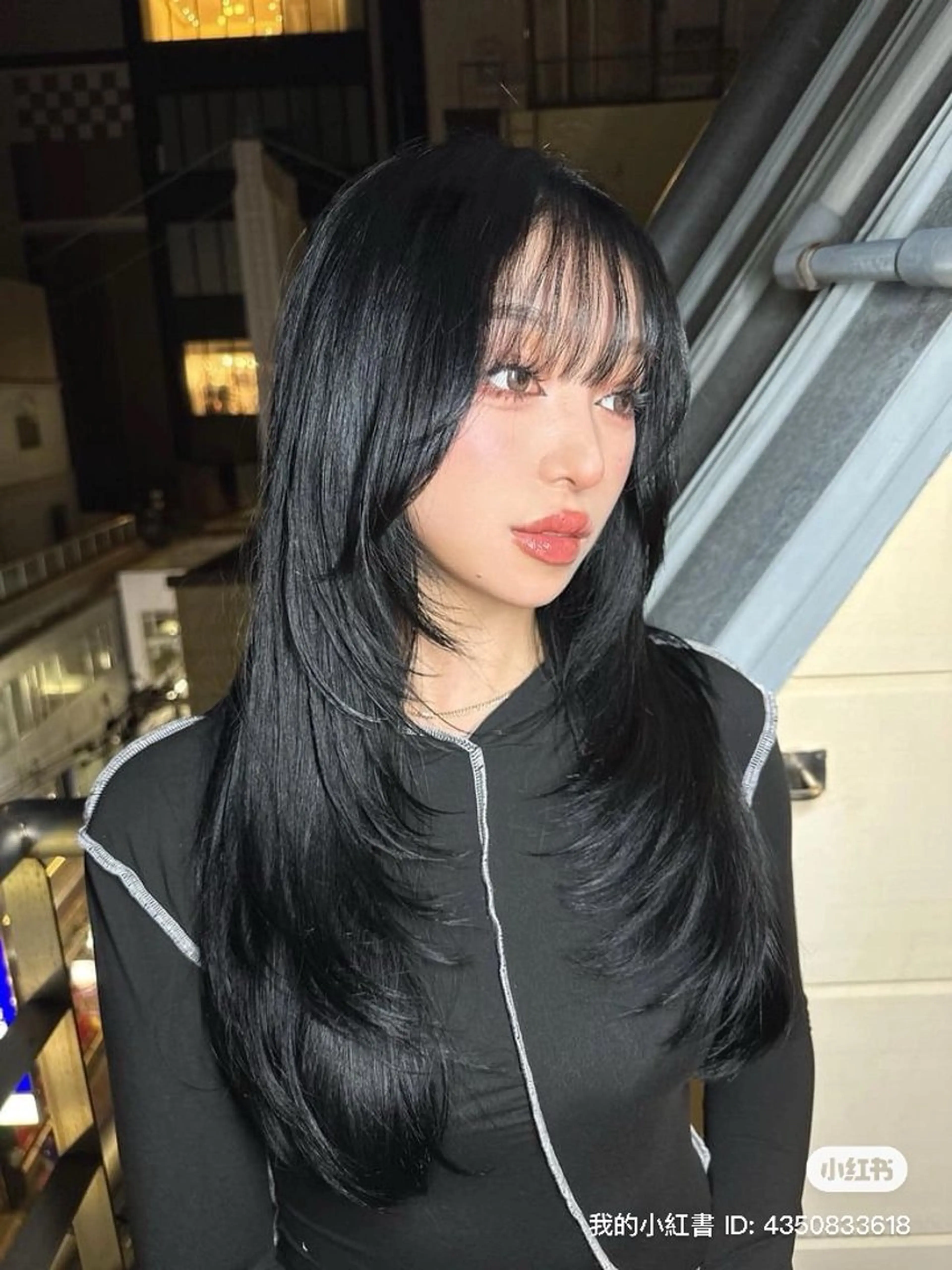 ロング カラー レイヤーカット ワンホンレイヤー ワンホンヘア ワンホンヘア ケラチン/Kaitoのヘアスタイル