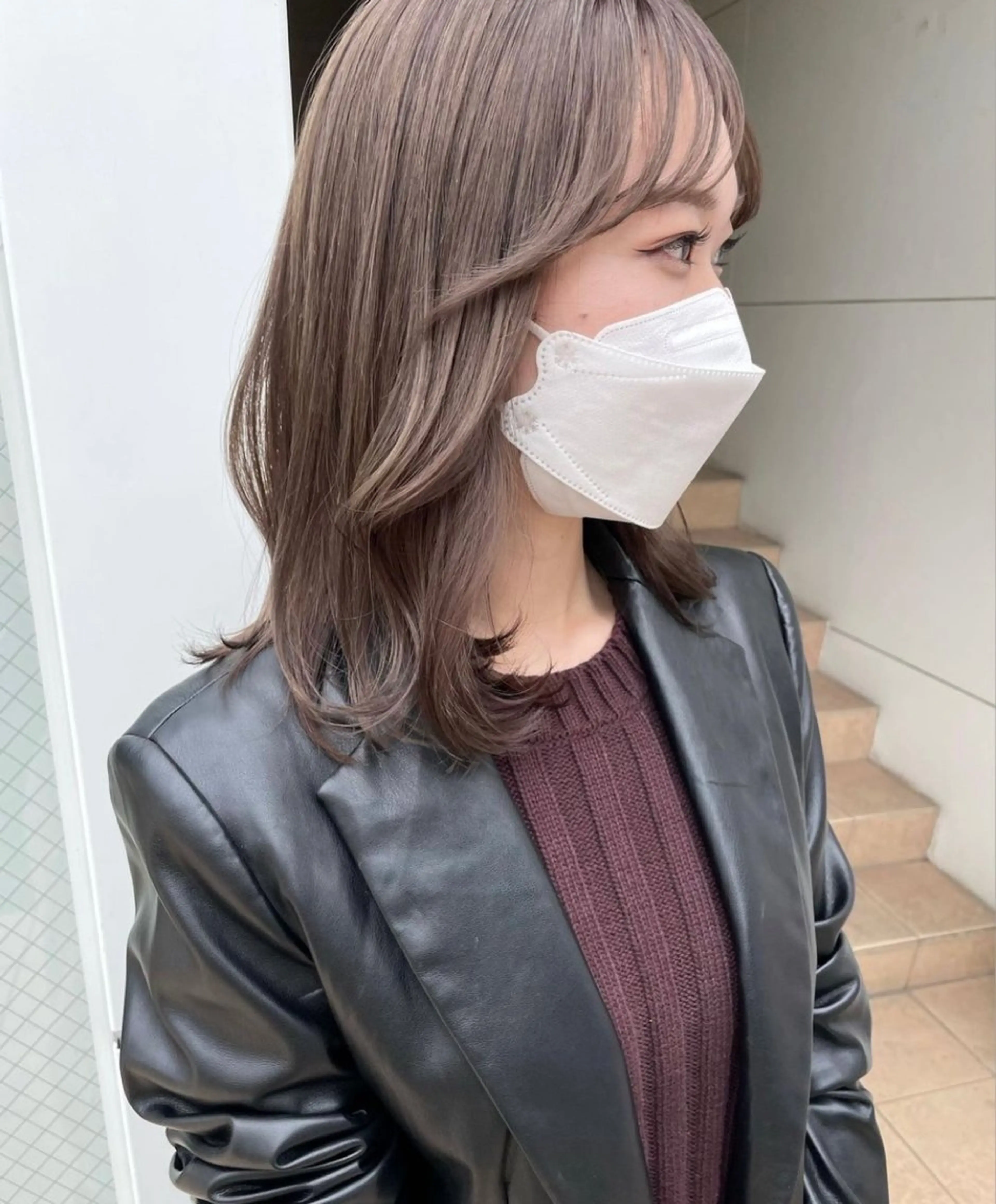 ミディアム akim kaminoke所属・矢場町 🌟yopiのヘアスタイル