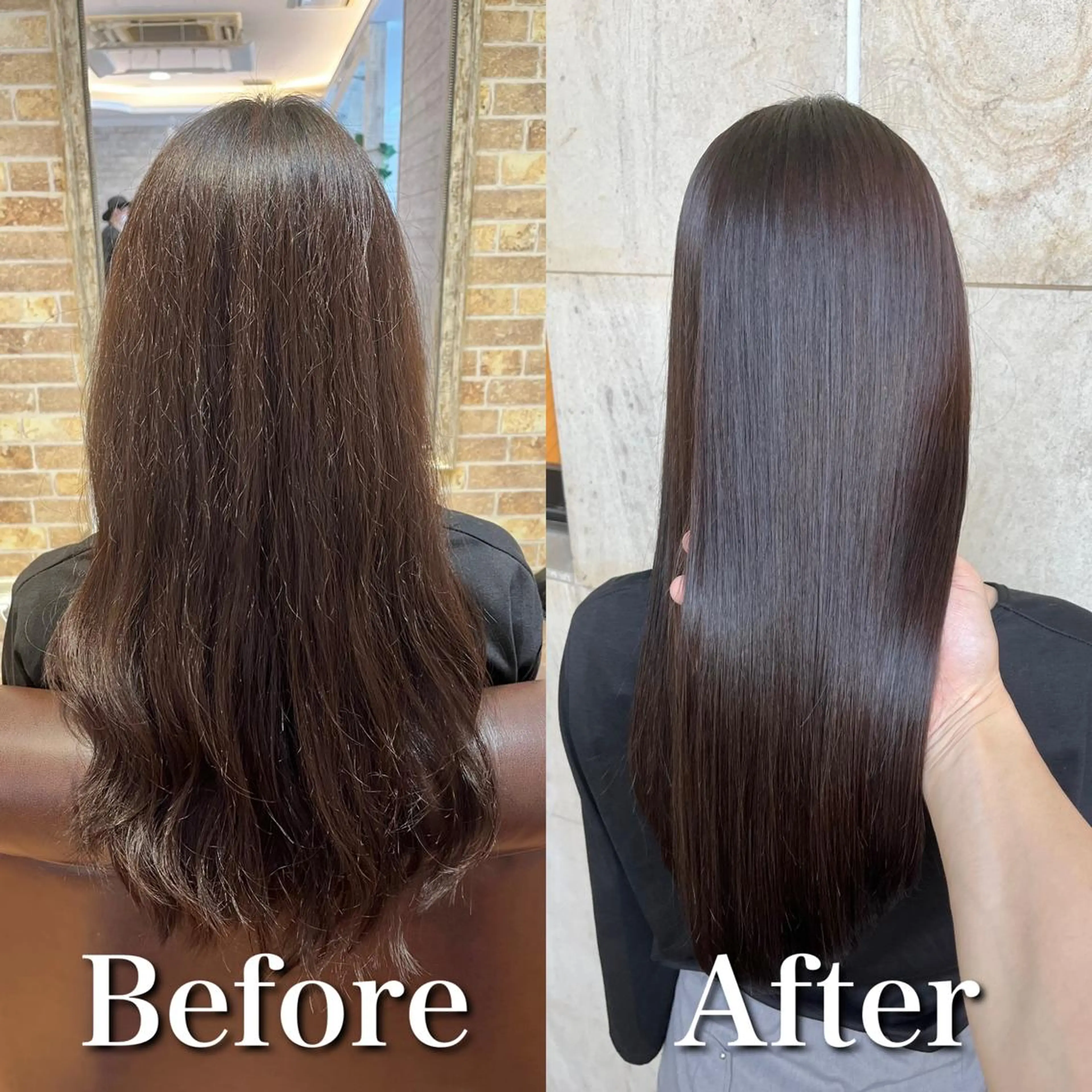 朝の時間-10分‼️🔥髪質改善ストレートエステ+似合わせカット+極艶7STEPトリートメント+ヘッドマッサージ🔥の写真