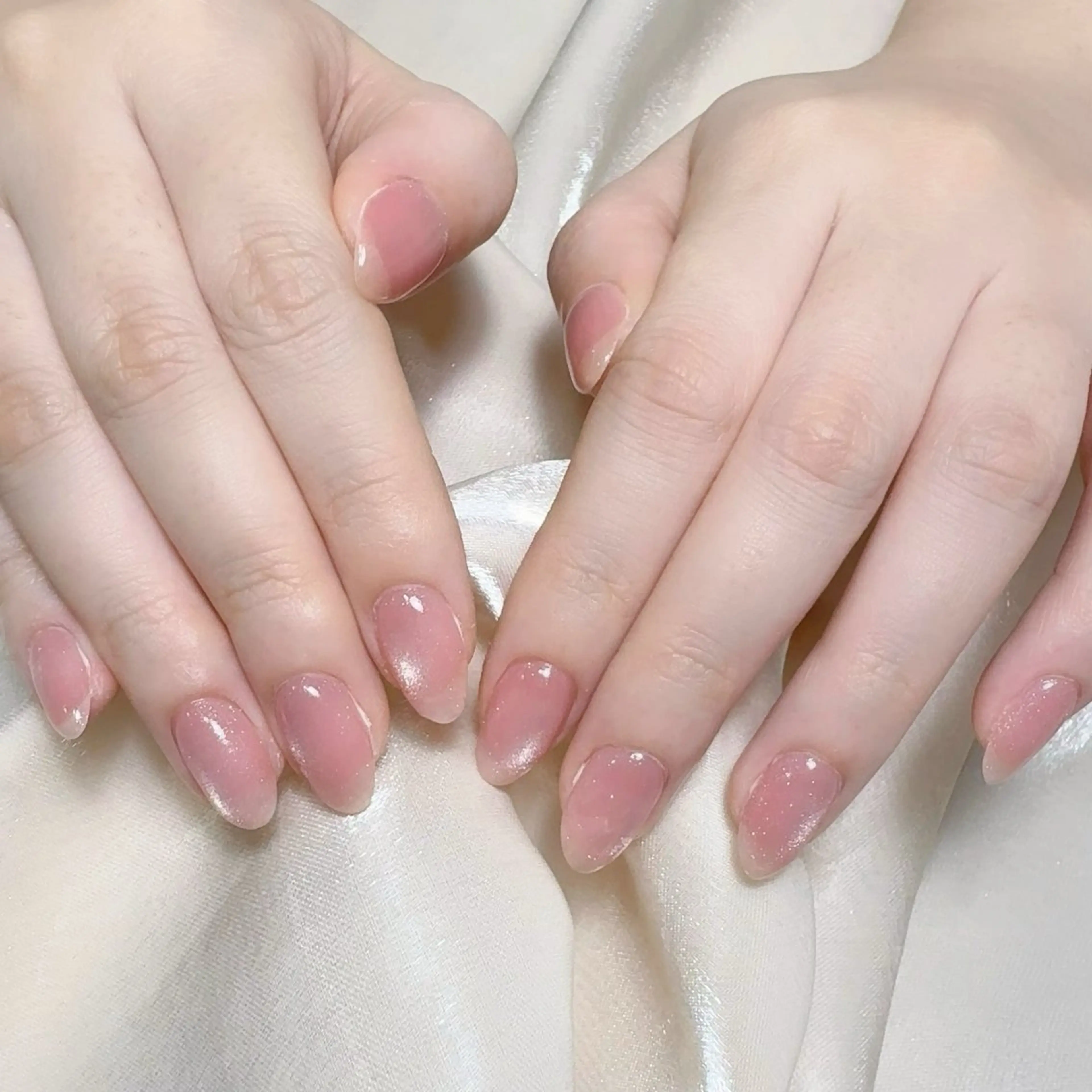 メンズ ネイル メンズ韓国風 アートネイル オーロラネイル ガーリー キラキラネイル ハンドネイル Nail salon 木にいるのネイルデザイン