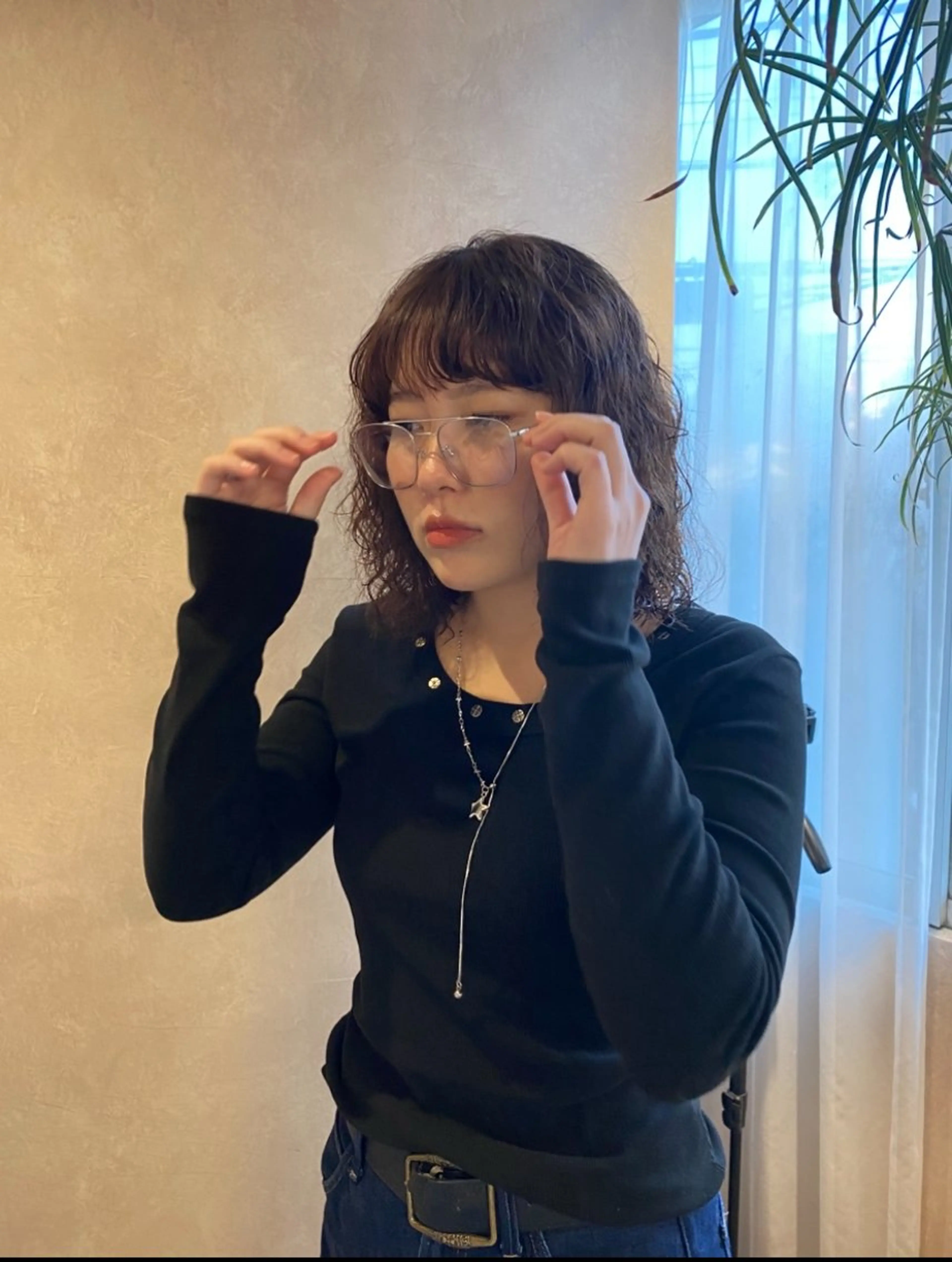 ミディアム パーマ パーマ Bërg所属・Bërg kiraのヘアスタイル