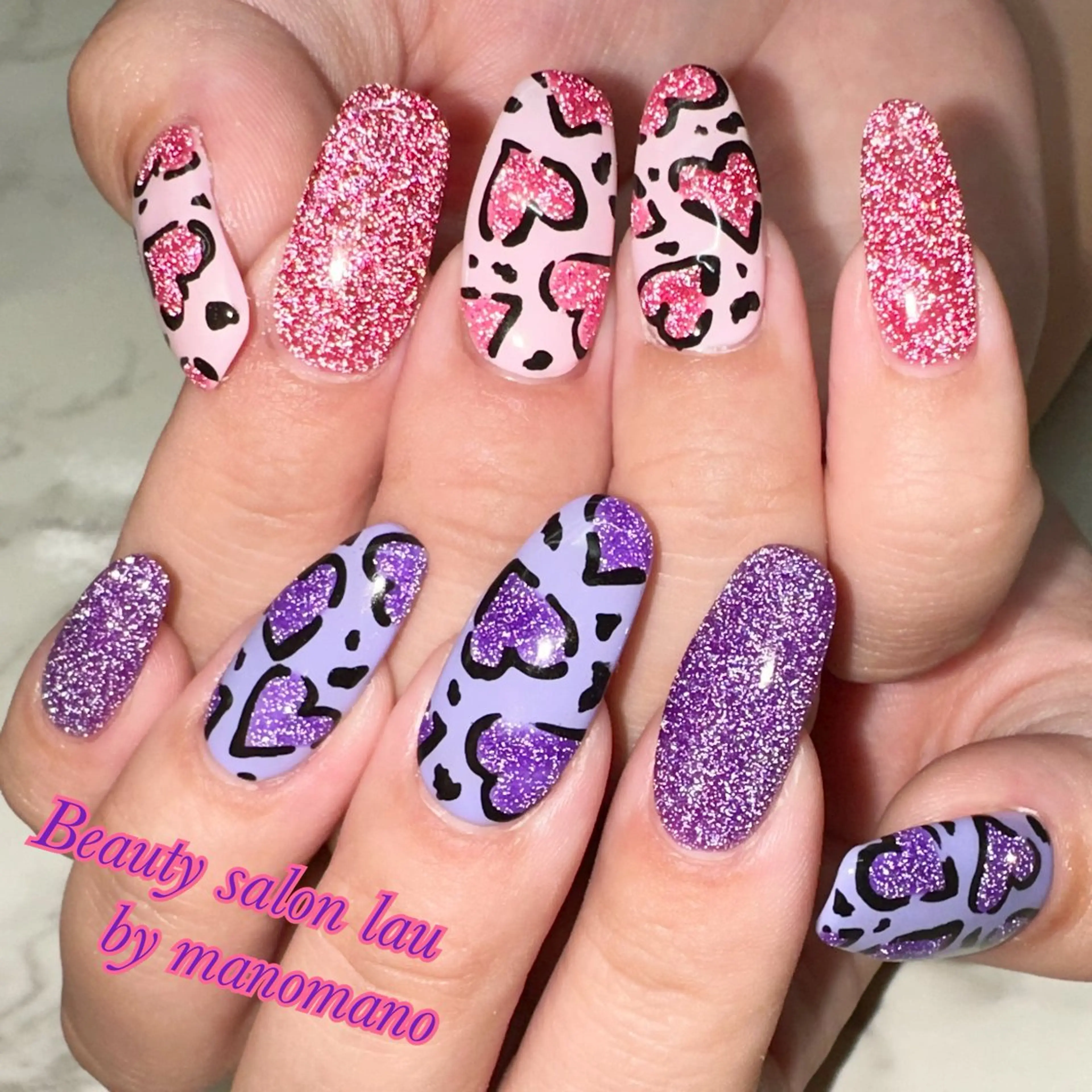 ネイル ハンドネイル ラウバイマノマノ なかざとのネイルデザイン