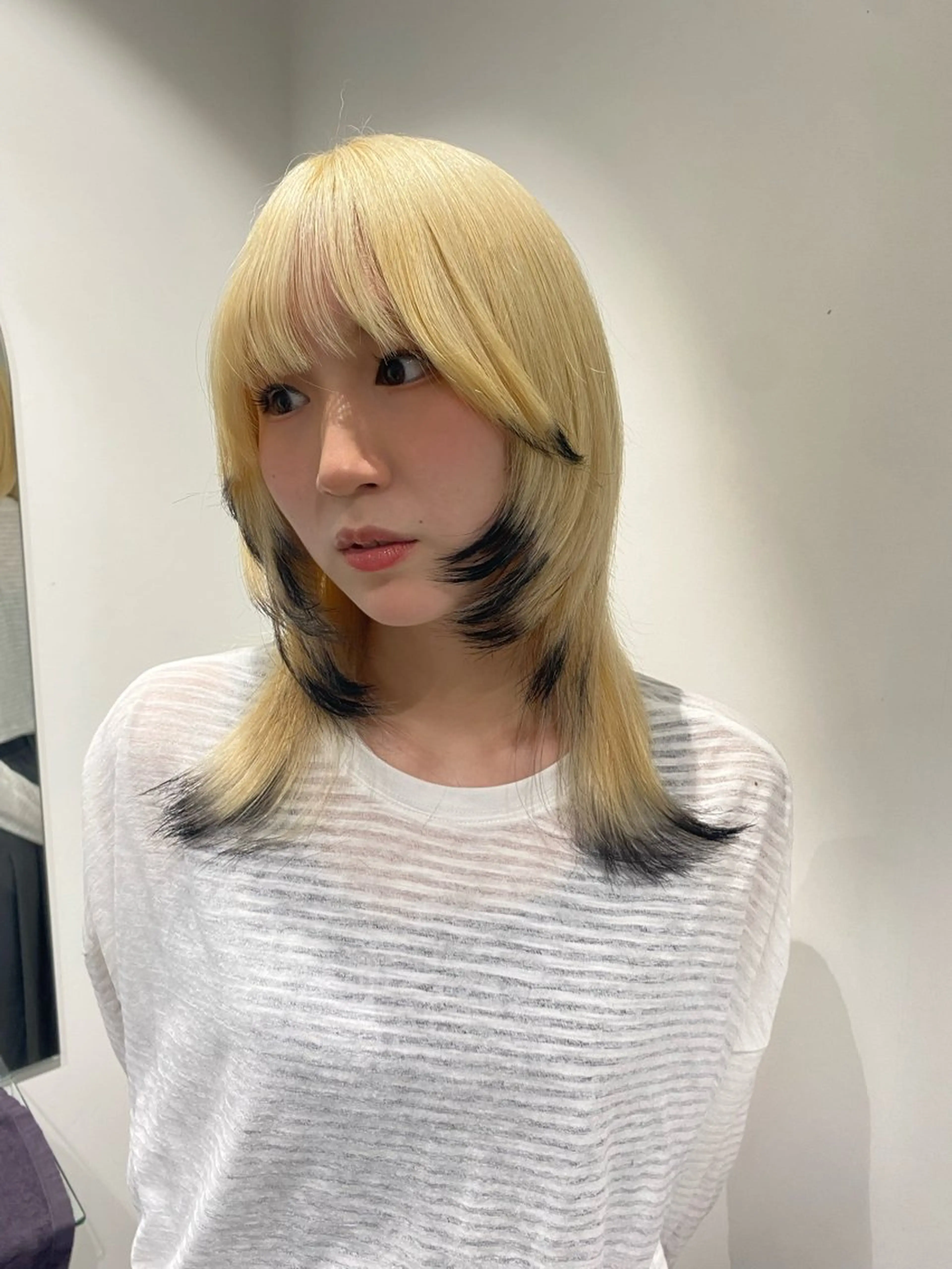 カラー AO所属・RISAKO 艶髪モテヘア🎀府中のヘアスタイル