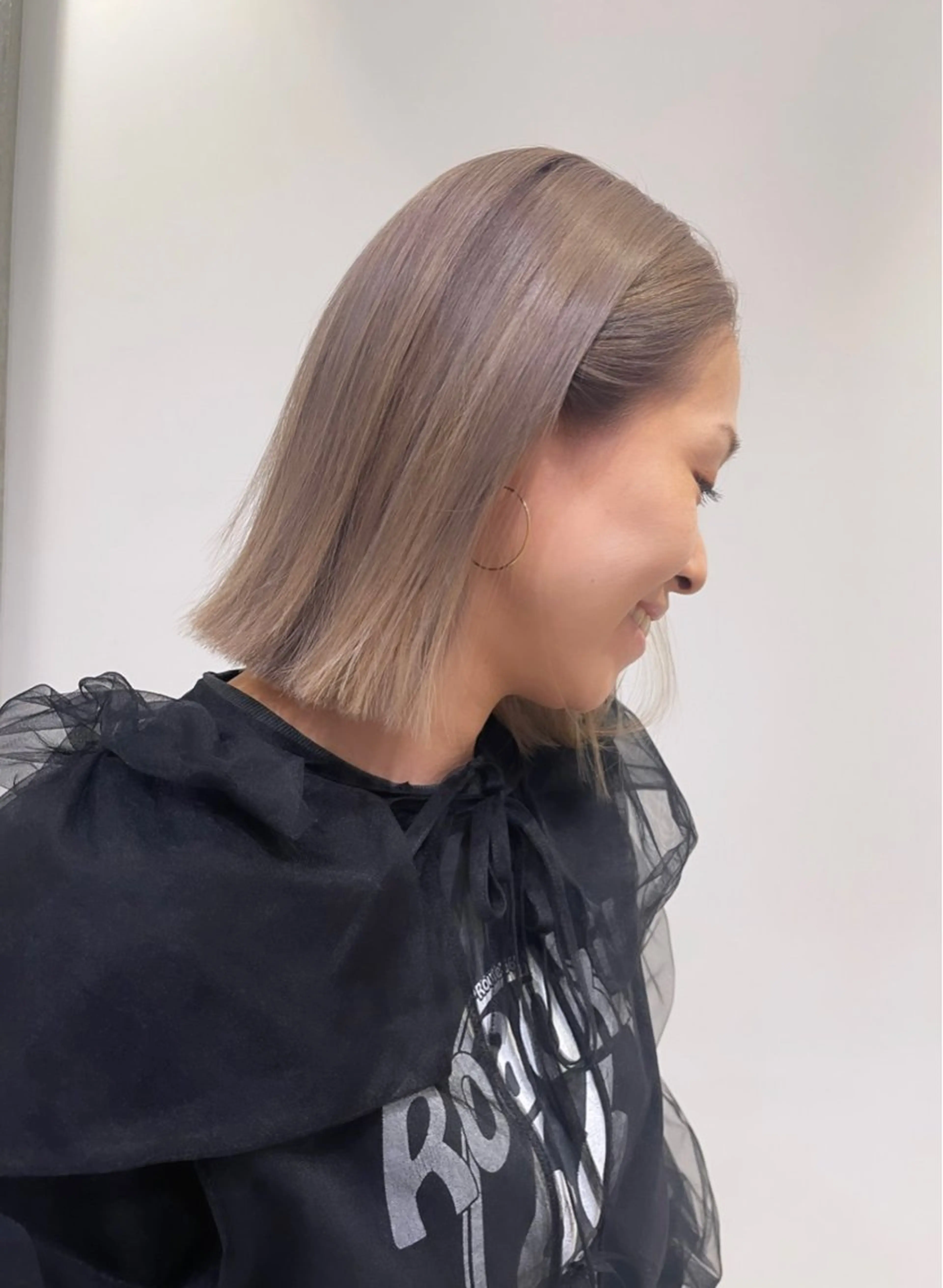 ショート カラー Zina 十条店所属・デザインカラー／ボブ 🍦MEI🍦のヘアスタイル