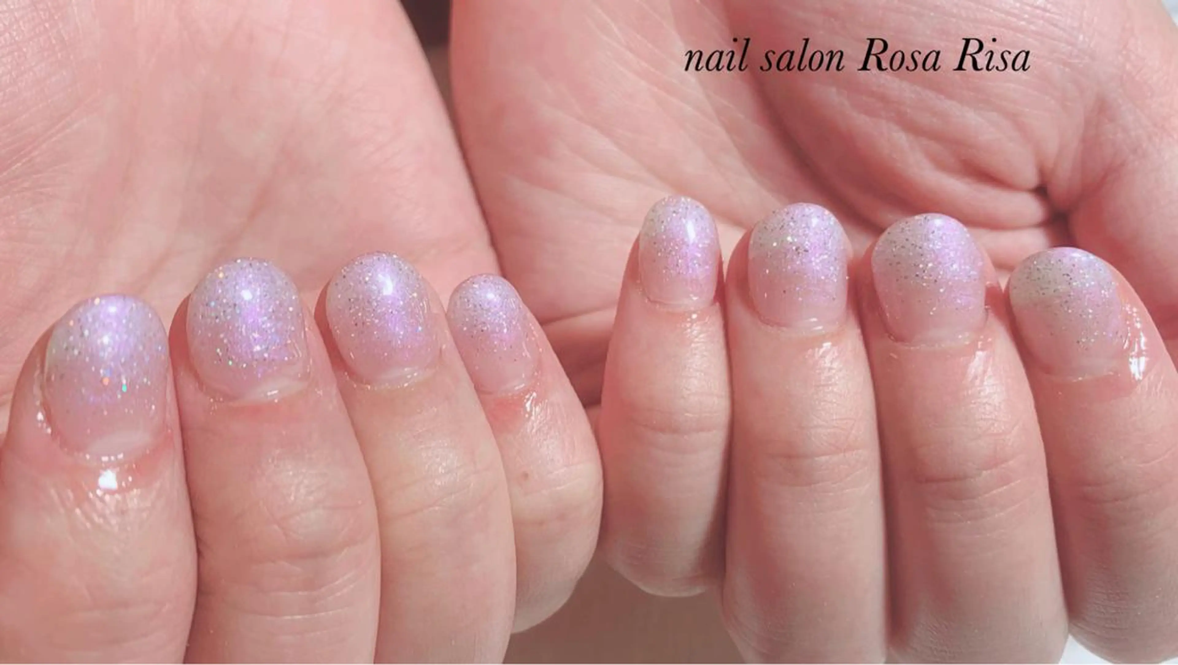 ショート ネイル グラデーション ハンドネイル ネイルスタジオ シェイクユアハンズのネイルデザイン