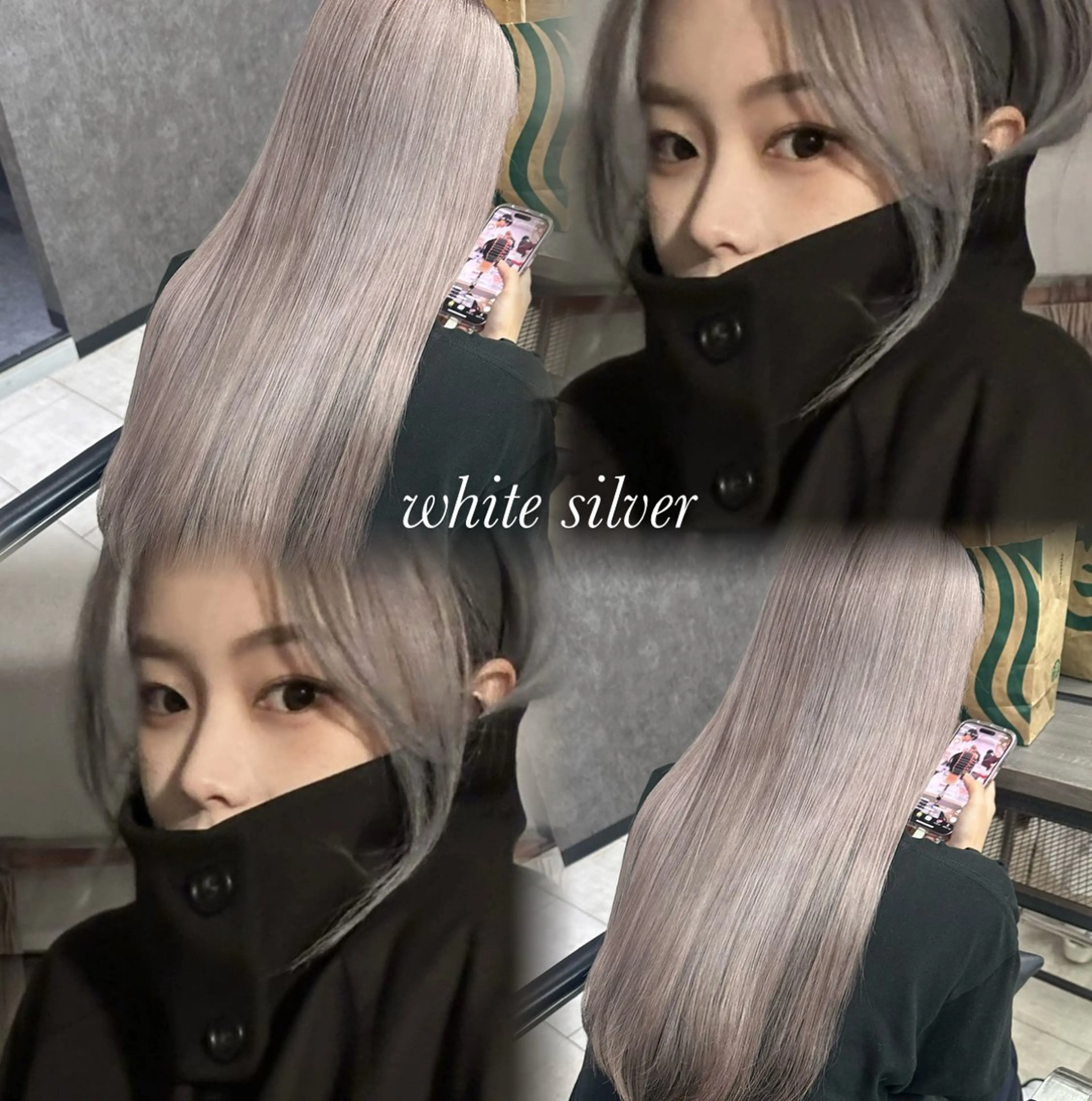 ロング カラー カット ヘアカラー Kvell&Co.所属・ミルクティー💞 ハイトーン/emaのヘアスタイル