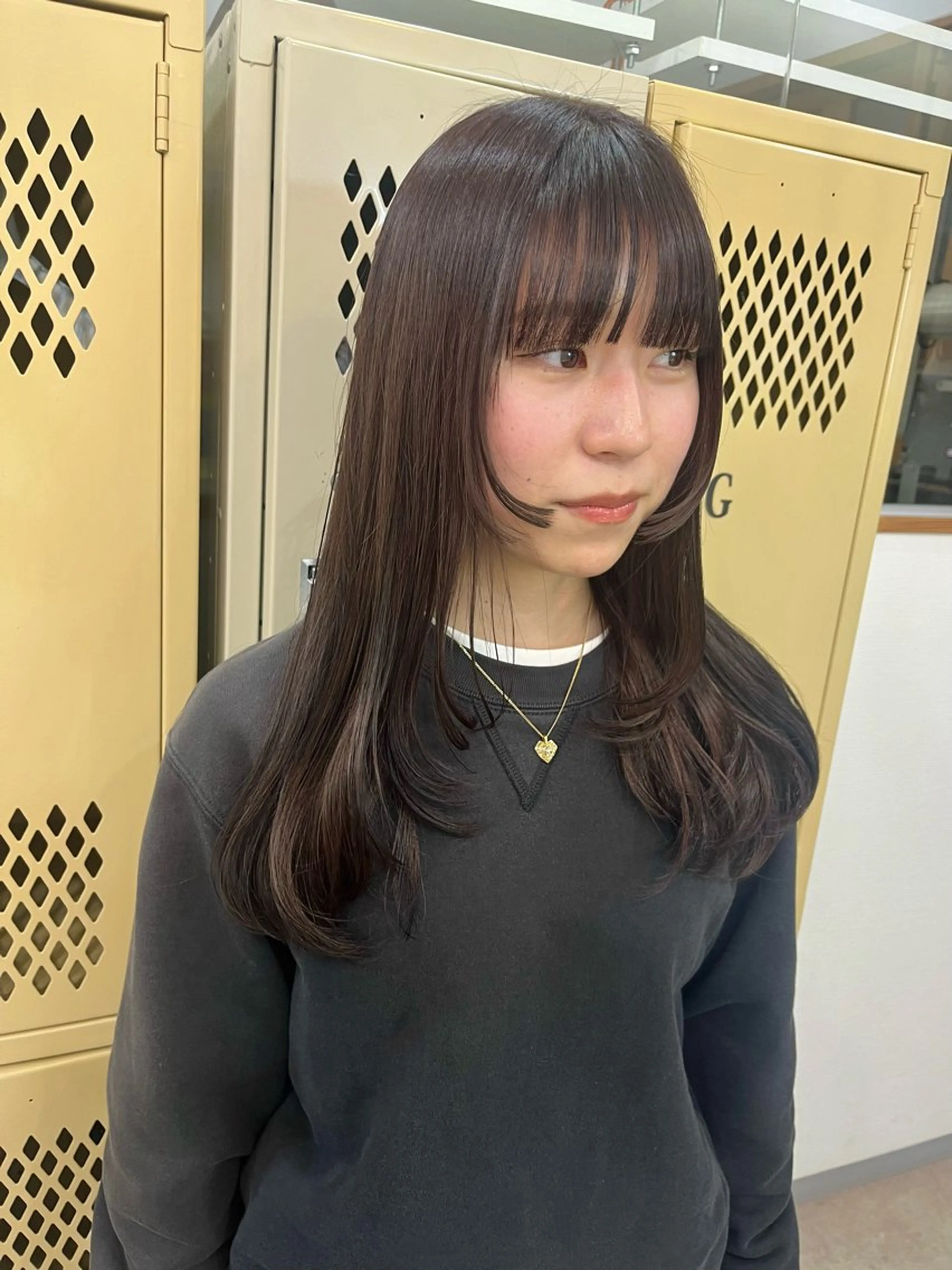 ロング カラー カット ヘアカラー トリートメント 🌼sunc HINAMI🌼のヘアスタイル