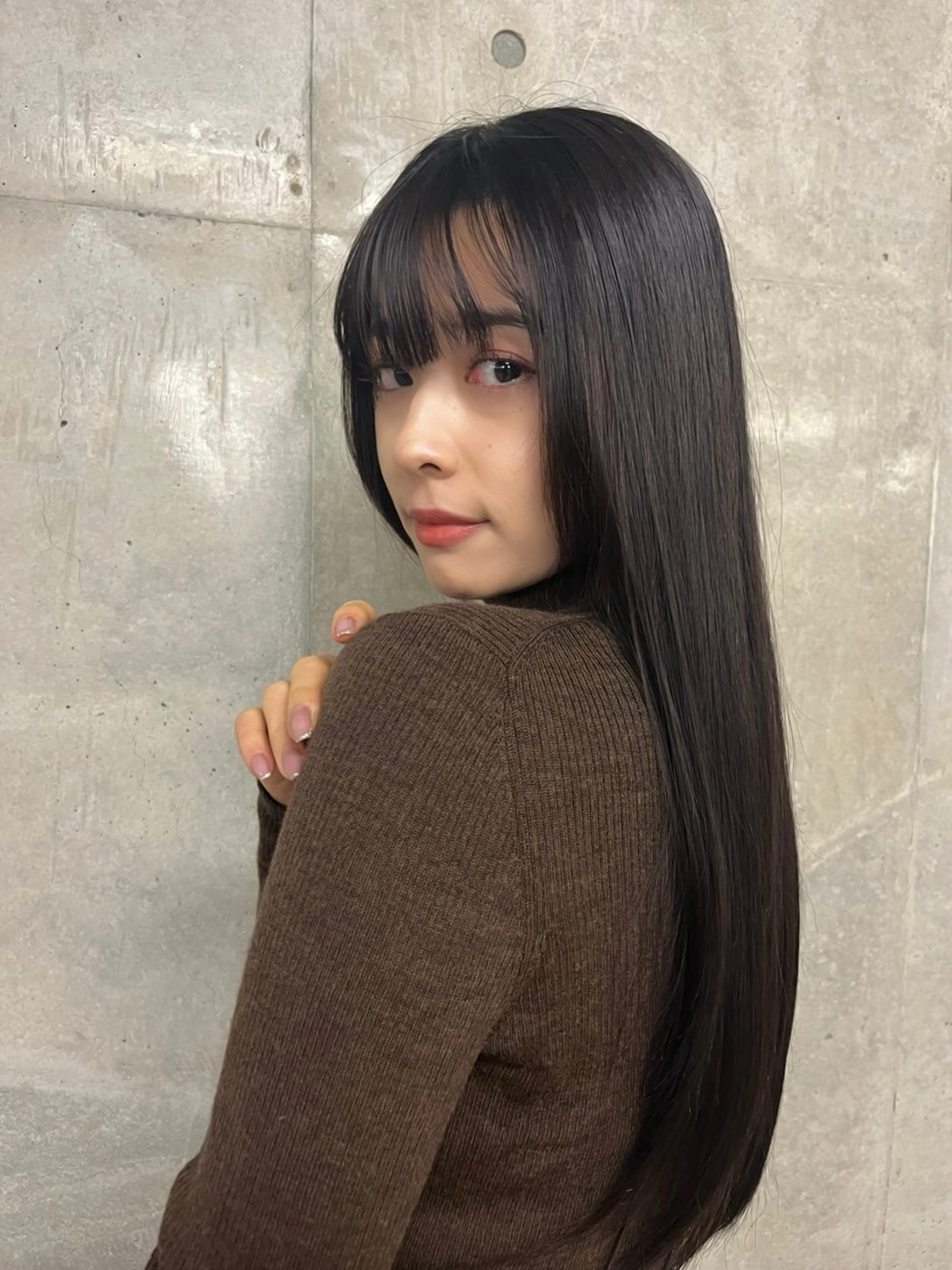 ロング カラー カット ヘアカラー トリートメント I-CON所属・髪質改善/美髪のプ口 中島みきのヘアスタイル