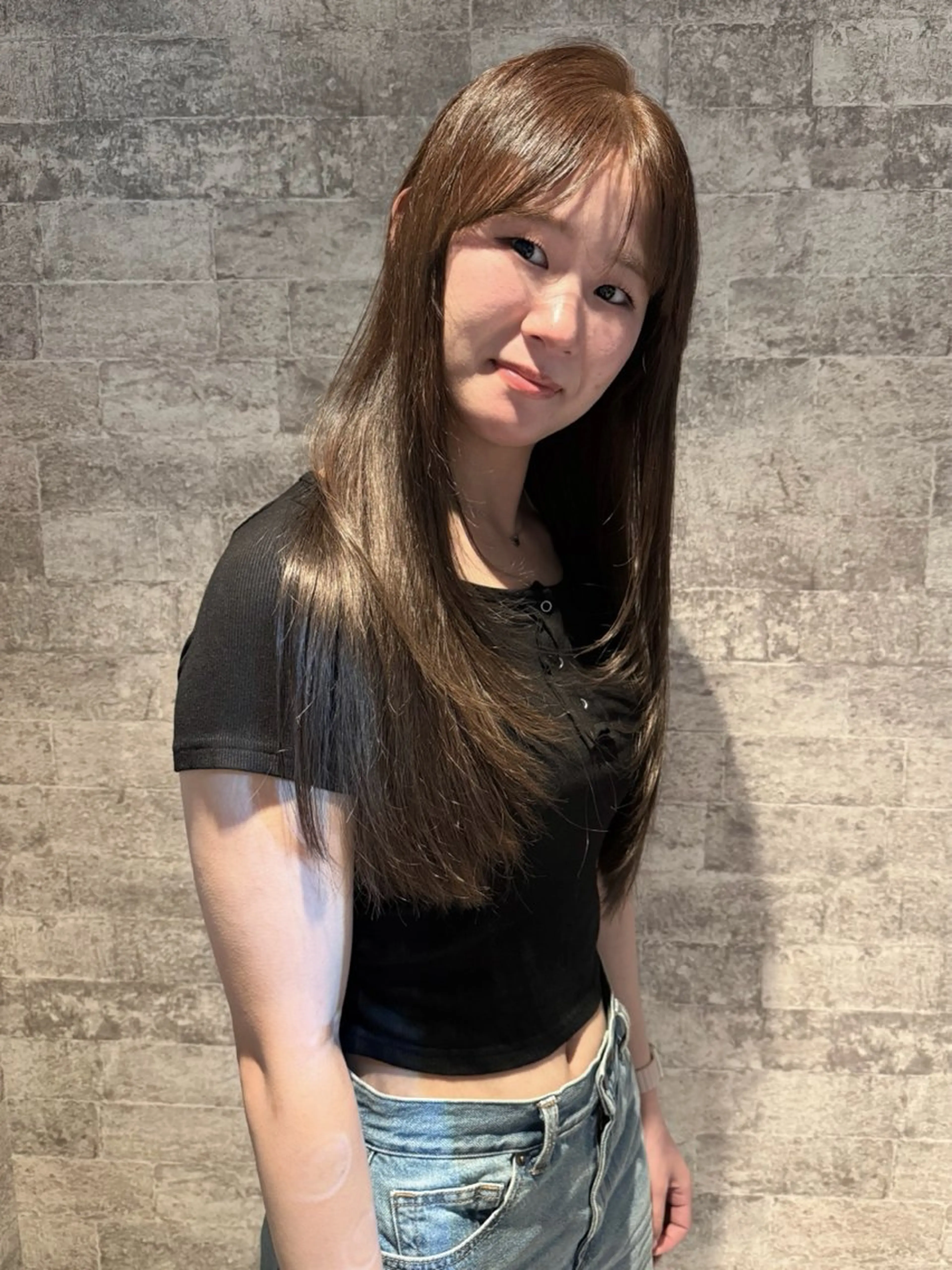 ミディアム カラー カット ヘアカラー トリートメント mai / linoah˚✧のヘアスタイル