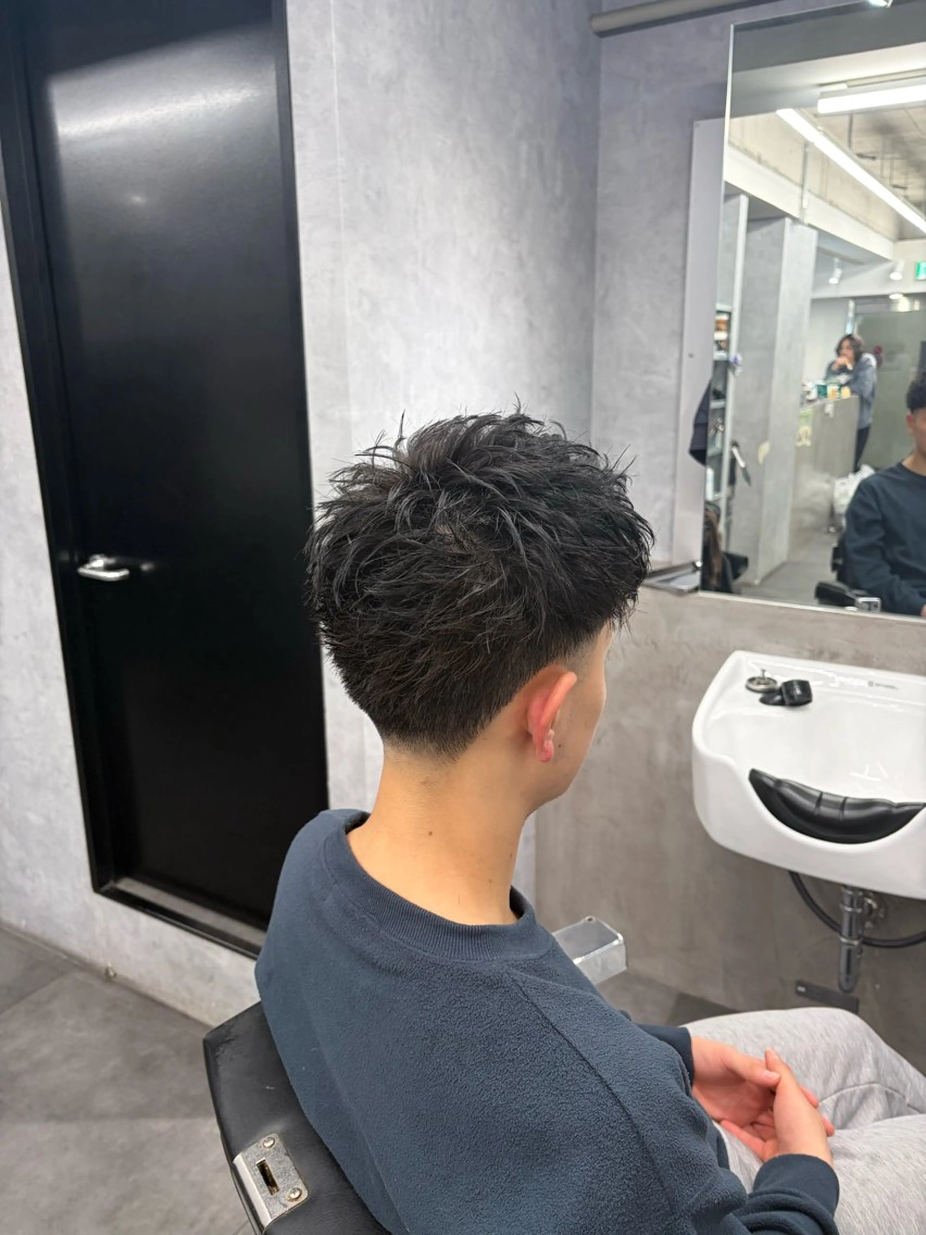 ショート パーマ メンズ カット パーマ 💈メンズ特化💈 barberコウヨウのヘアスタイル