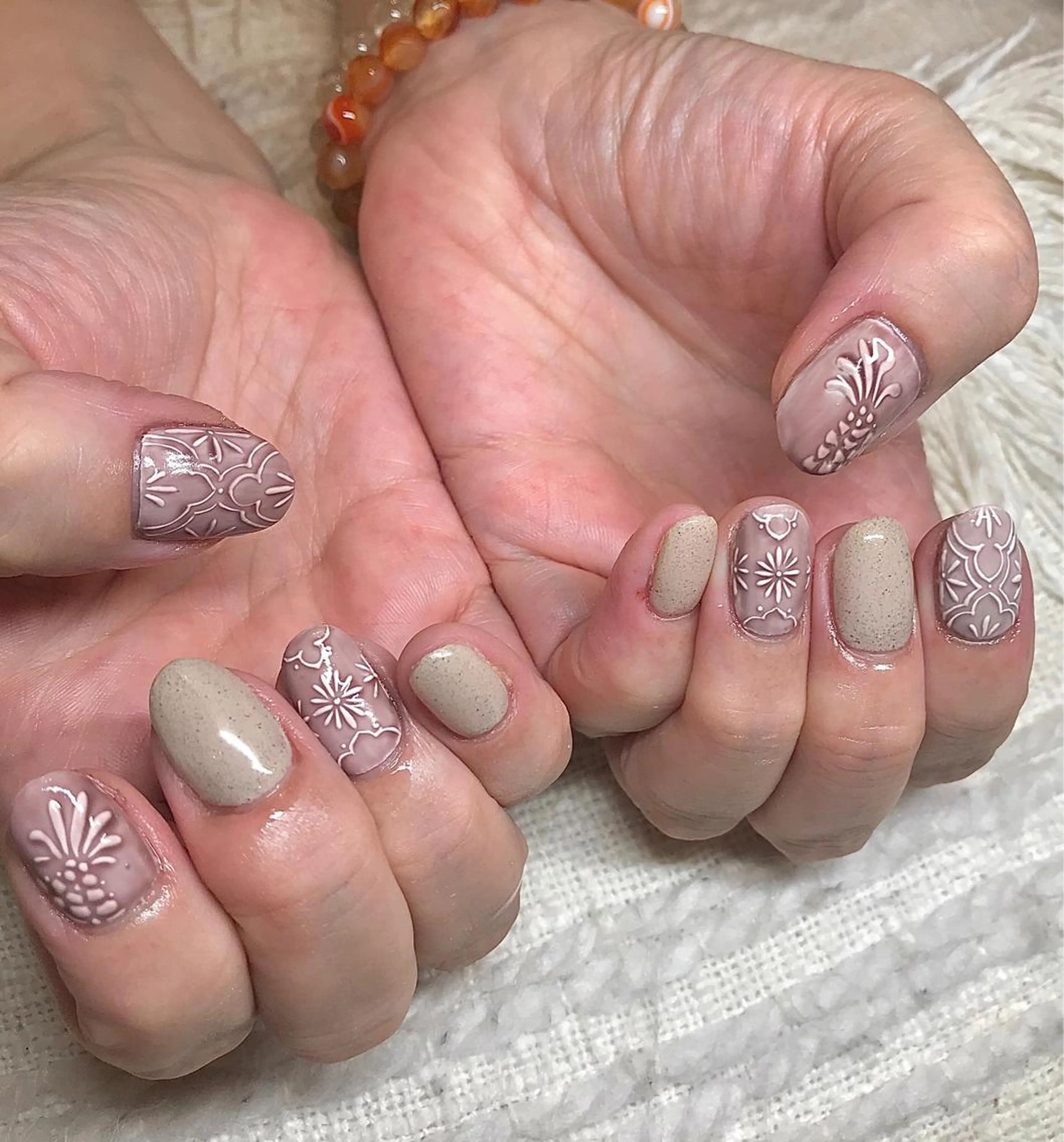 ショート カラー パーマ ヘアアレンジ ネイル マツエク・マツパ nail&eye Aoのマツエク・マツパデザイン