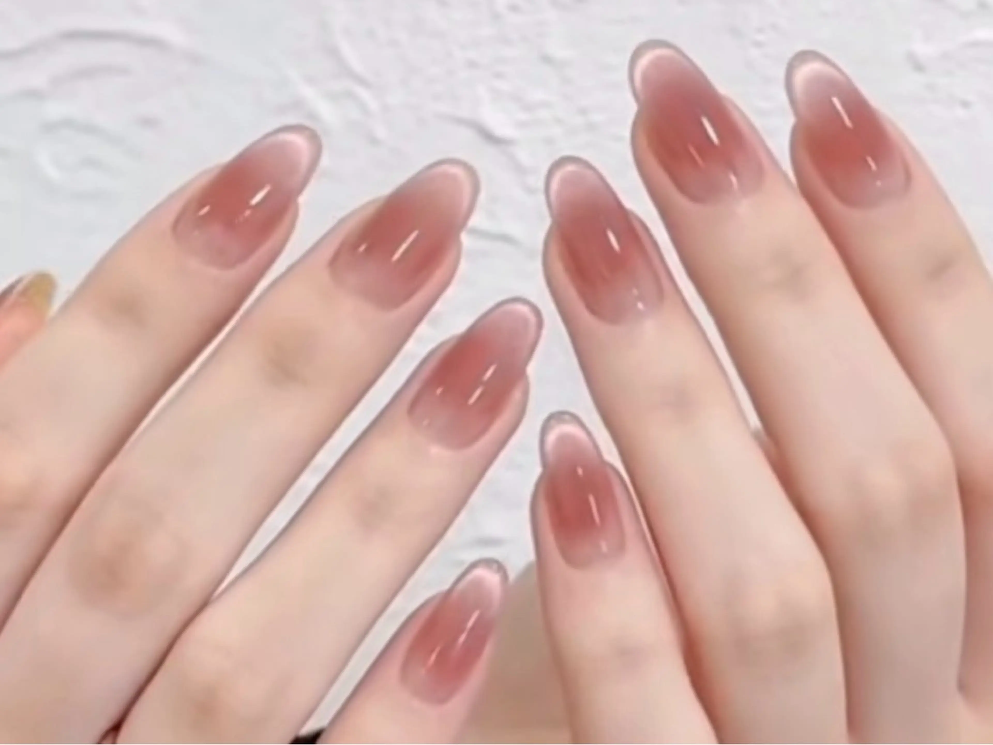 💖【大人気】🎀バラジェル付き🎀 ワンホンマグネットフレンチ❣️ソフトジェルオフ込みの写真