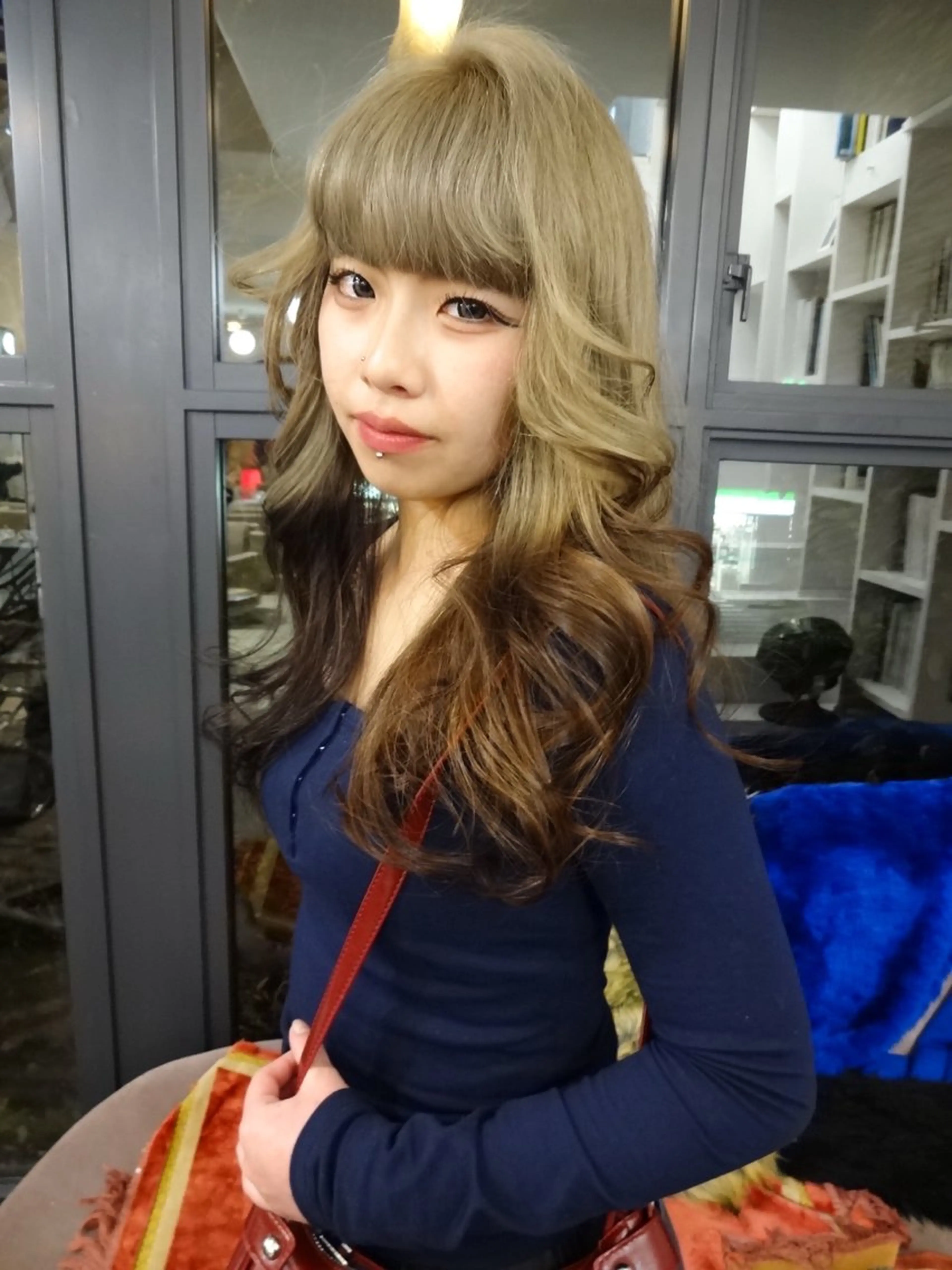 ロング カラー 太田 妃香/岡崎美容室のヘアスタイル