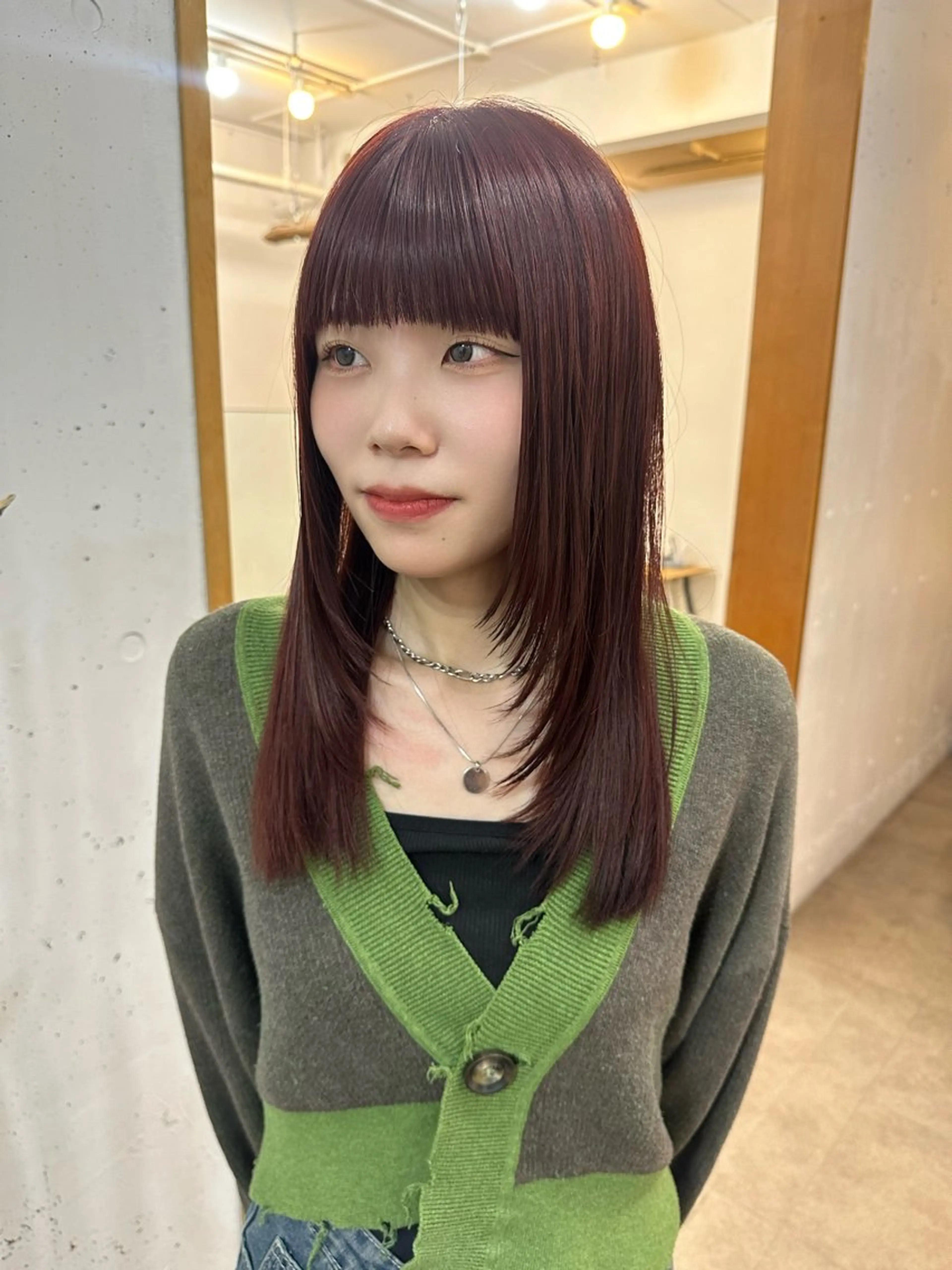 セミロング カラー 🪭risa 暖色/レイヤー🪭のヘアスタイル