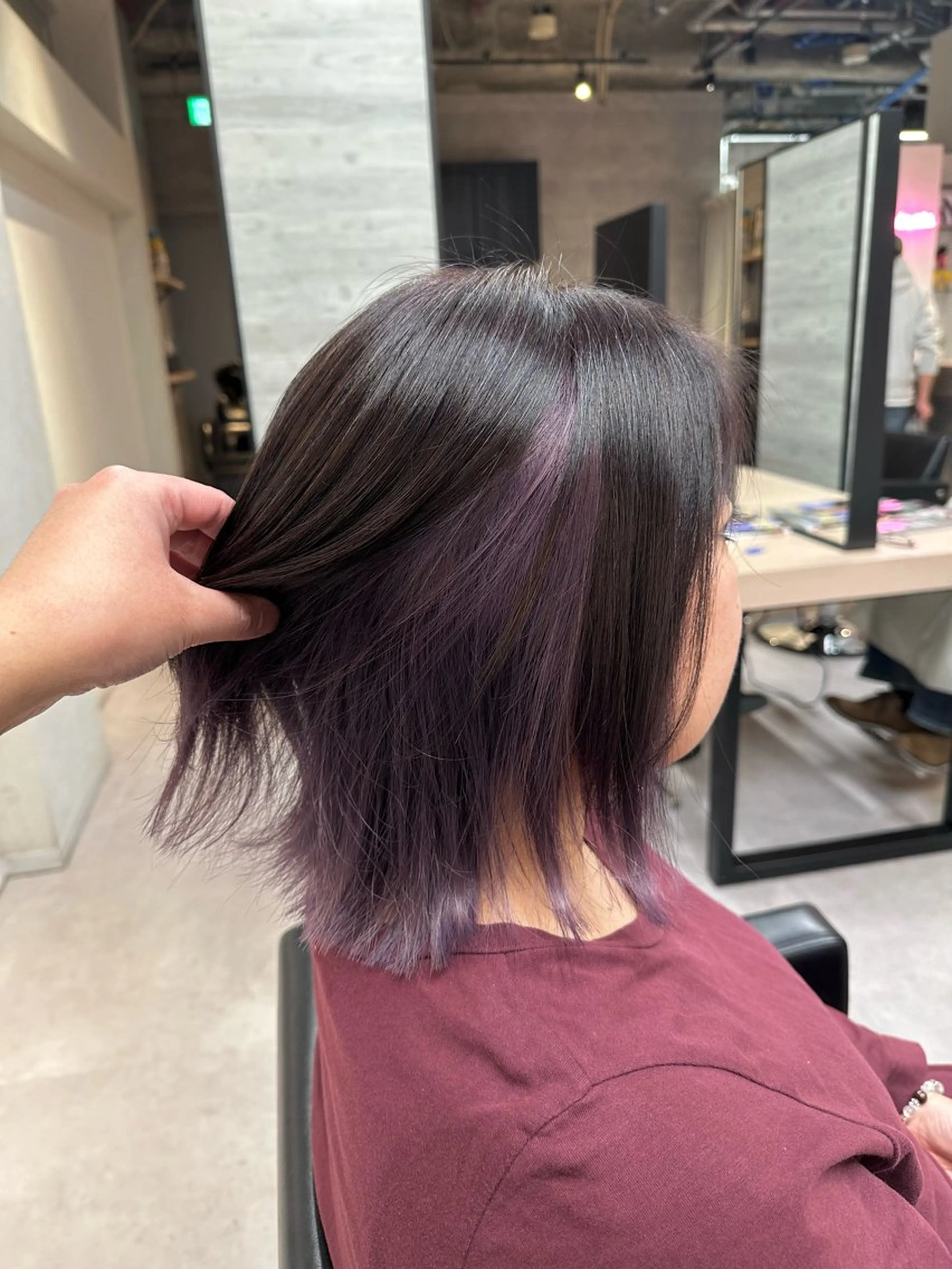 ショート カラー ヘアカラー トリートメント 🪞個室サロン/韓国 艶髪/keito🪞のヘアスタイル