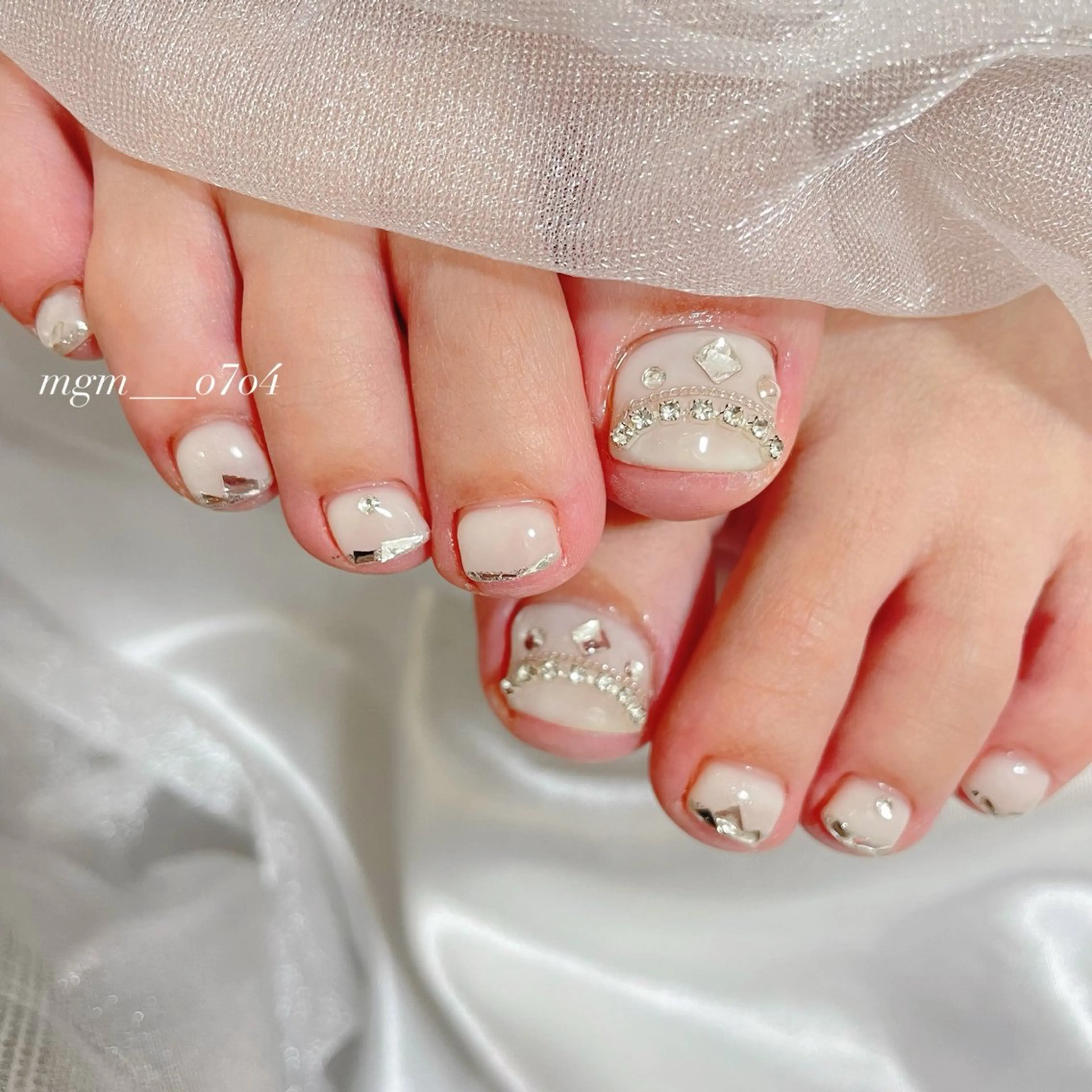 ネイル フットネイル MoON...❤︎ MeGuのネイルデザイン