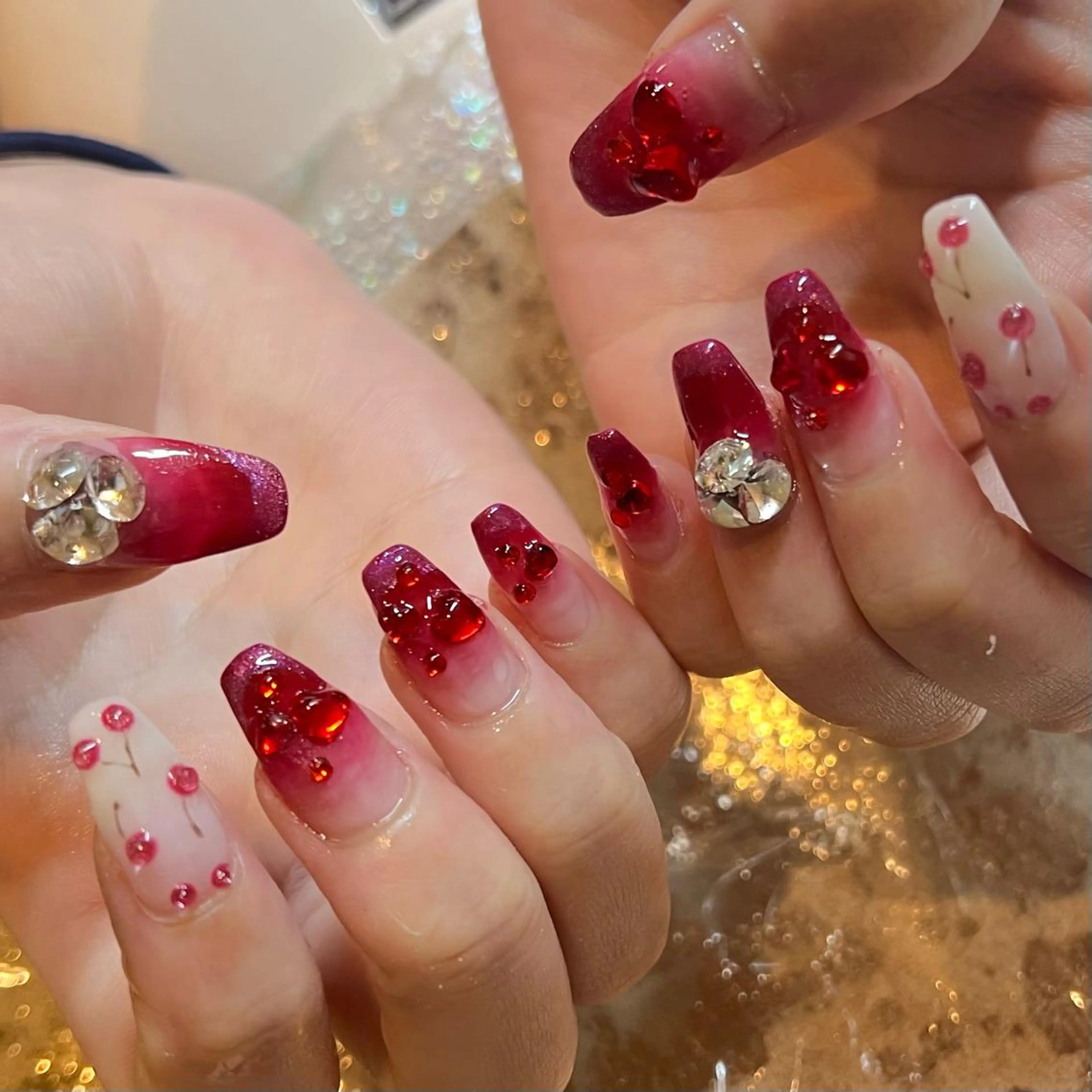 ショート ネイル ハンドネイル H🌺 NAILのネイルデザイン