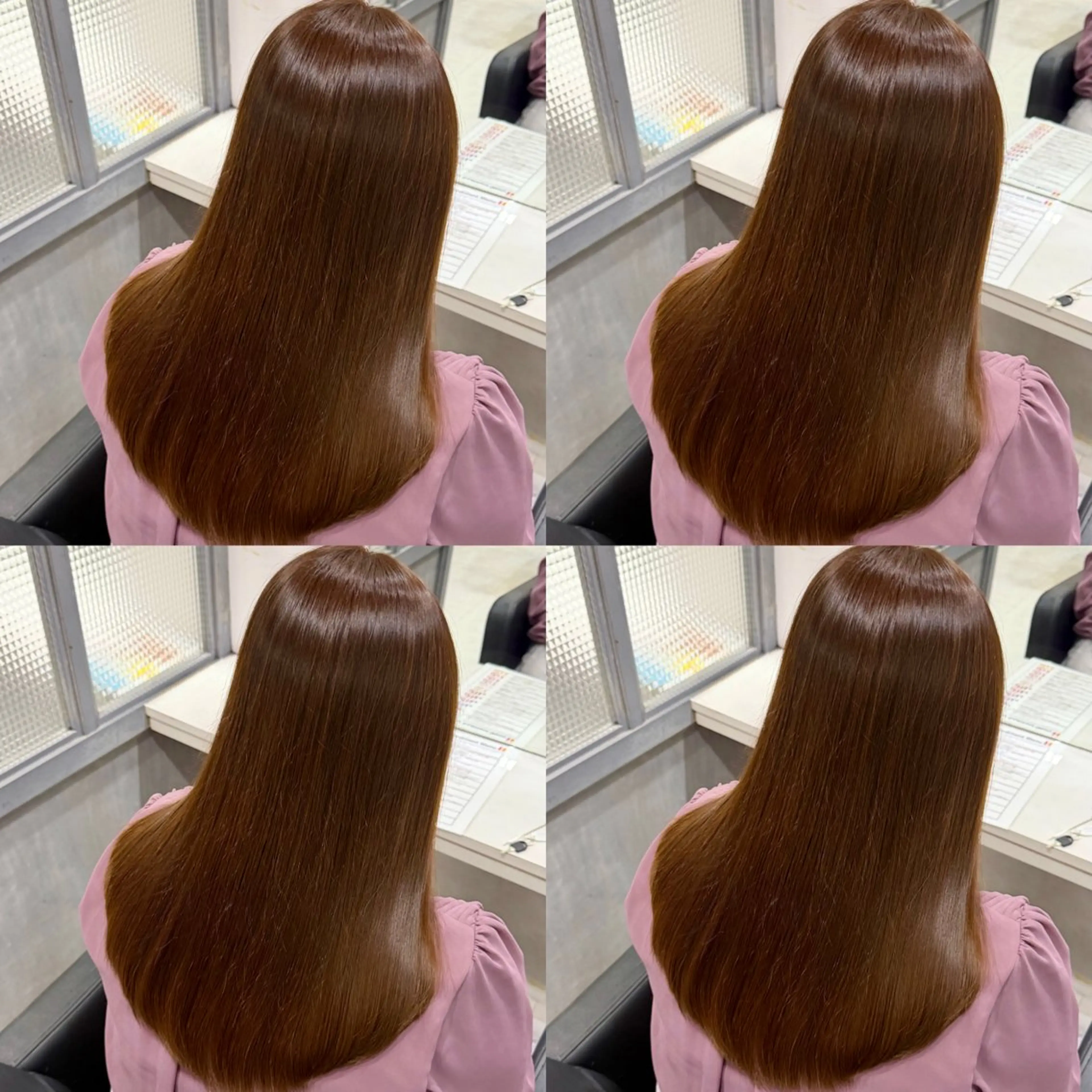 セミロング カラー ヘアカラー トリートメント 🦋エクステ/透明感 /艶髪🦋REISAのヘアスタイル