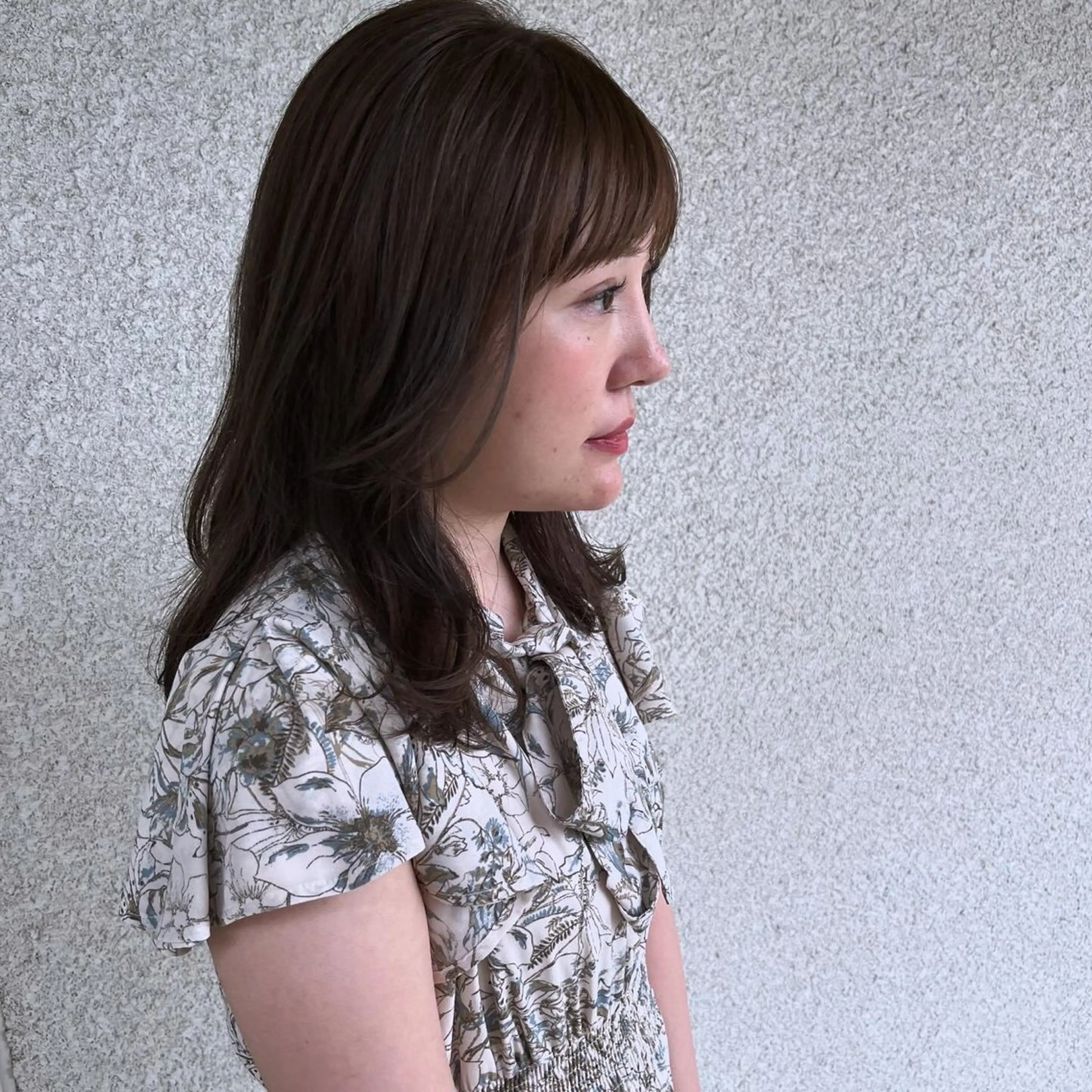 セミロング 松本 茜のヘアスタイル