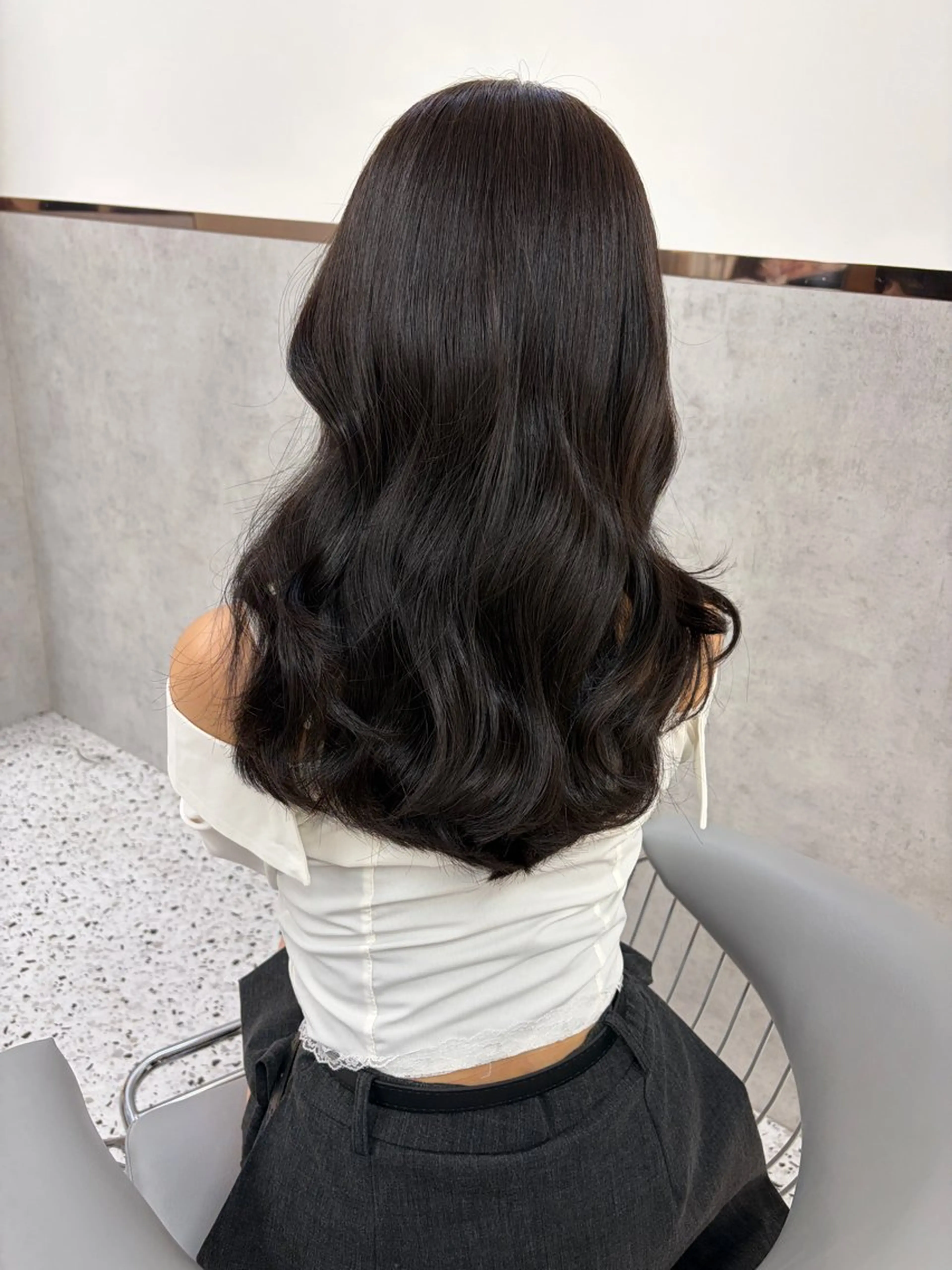 ロング カット ヘアカラー トリートメント 似合わせレイヤー / minami ⟡.·のヘアスタイル