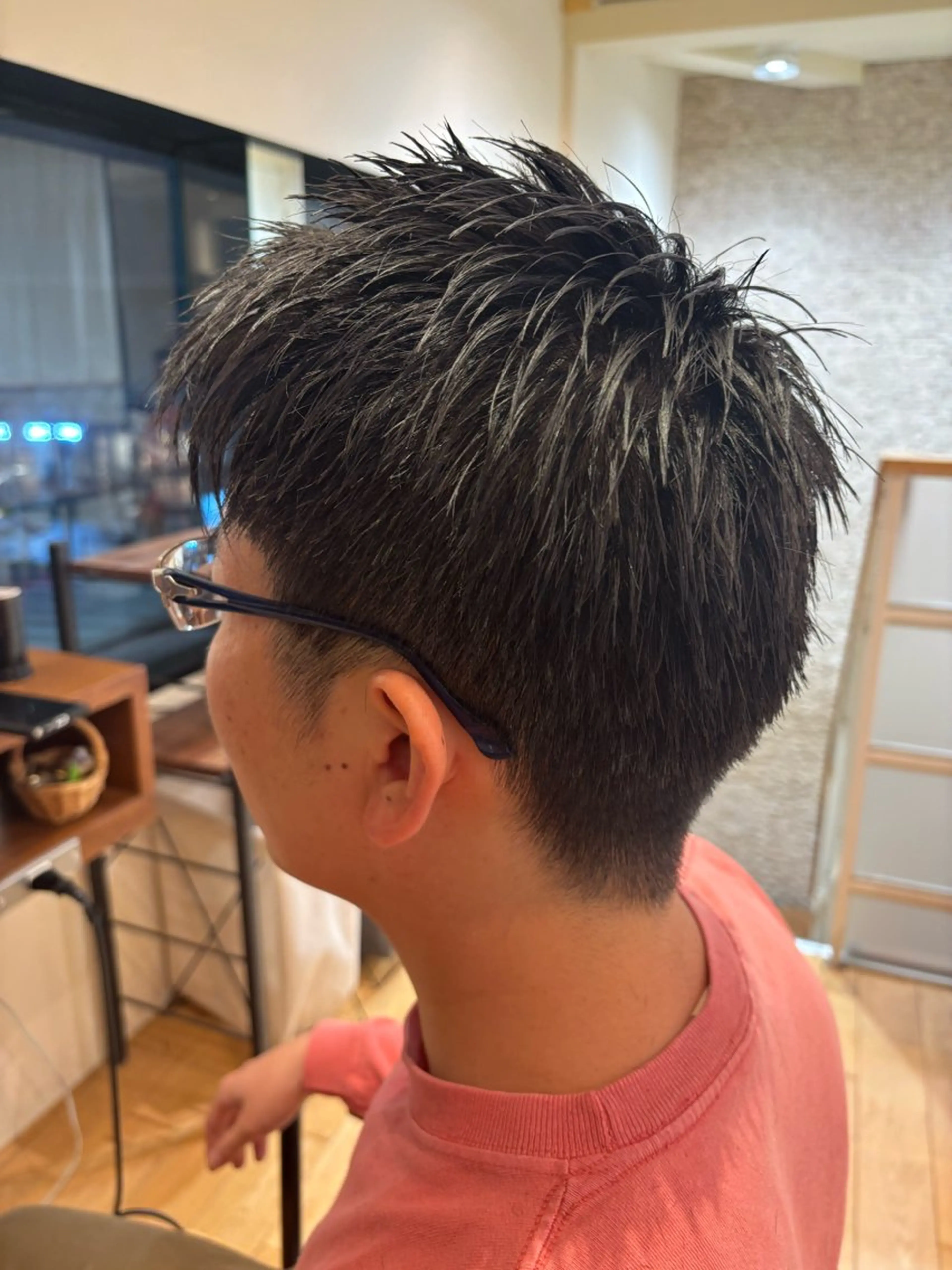 ショート メンズ おもだか　がく /レディースカットのヘアスタイル