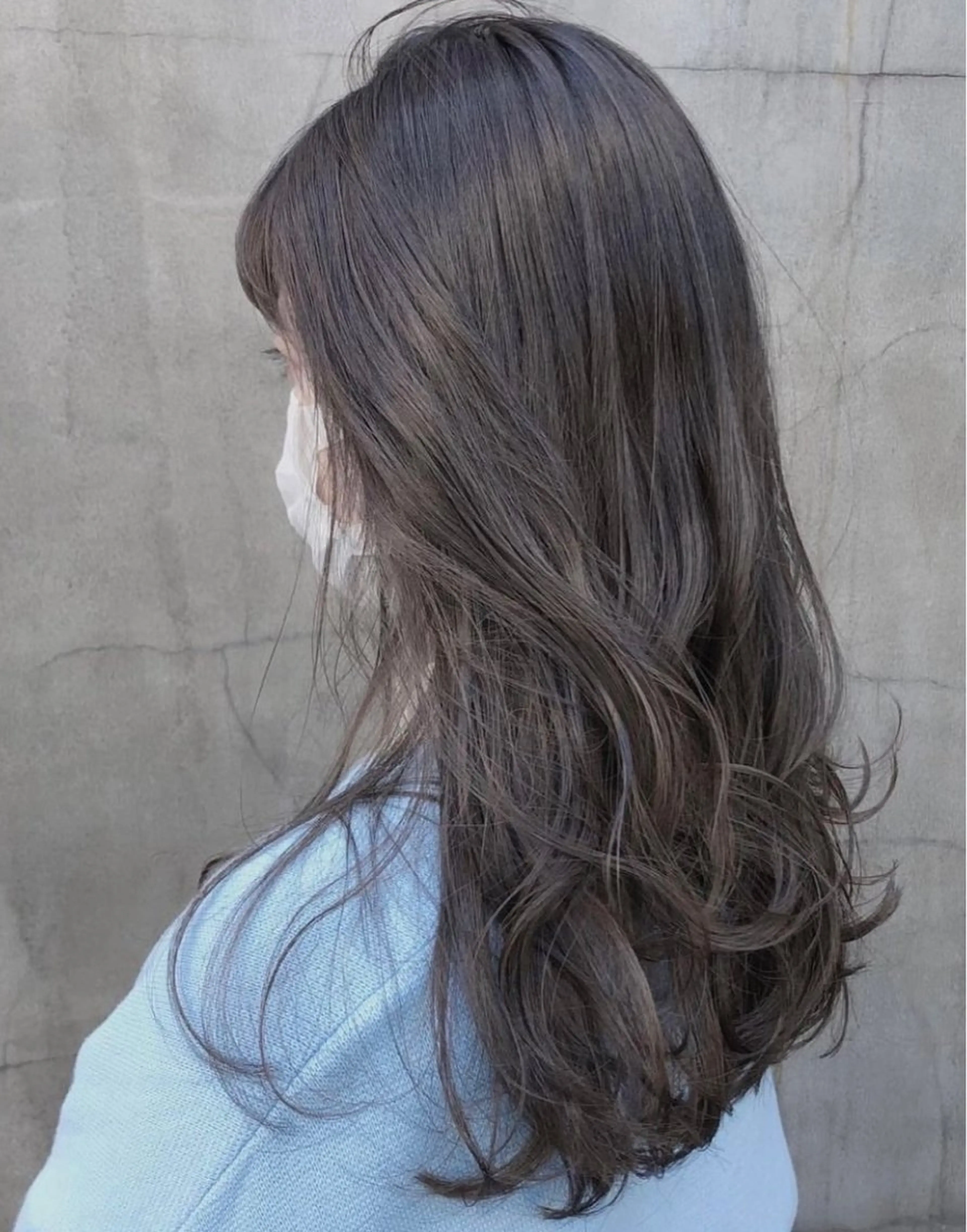 セミロング カラー ブリーチ 透明感カラー グレージュ イルミナカラー ブリーチなしカラー カット ヘアカラー GO TODAY 原宿本店所属・🎁曲がる縮毛矯正 /DAIKIのヘアスタイル