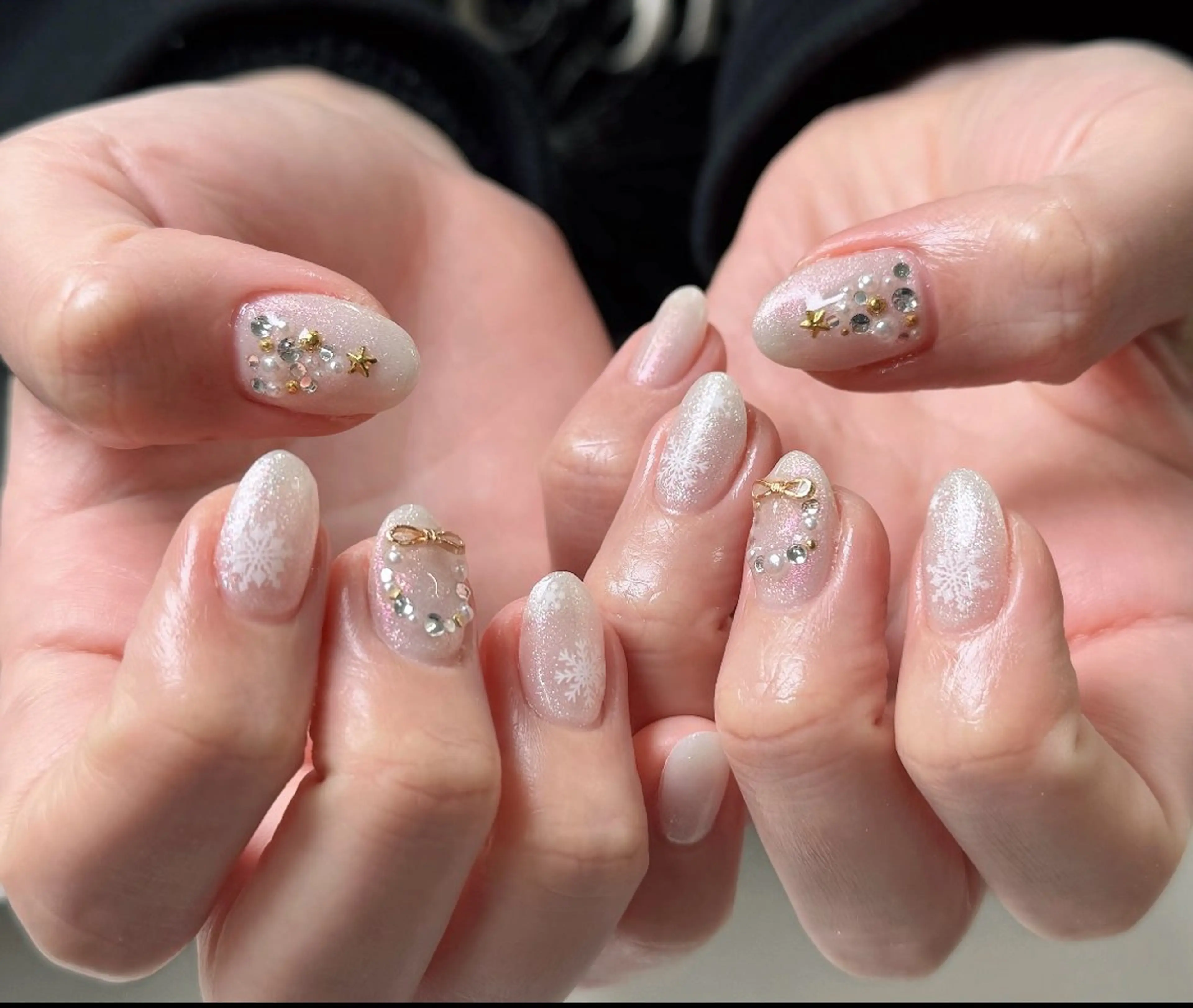 ネイル アートネイル べっ甲ネイル チークネイル 長さ出し フラッシュネイル ハンドネイル ハンドケア For you. Nail Salonのネイルデザイン