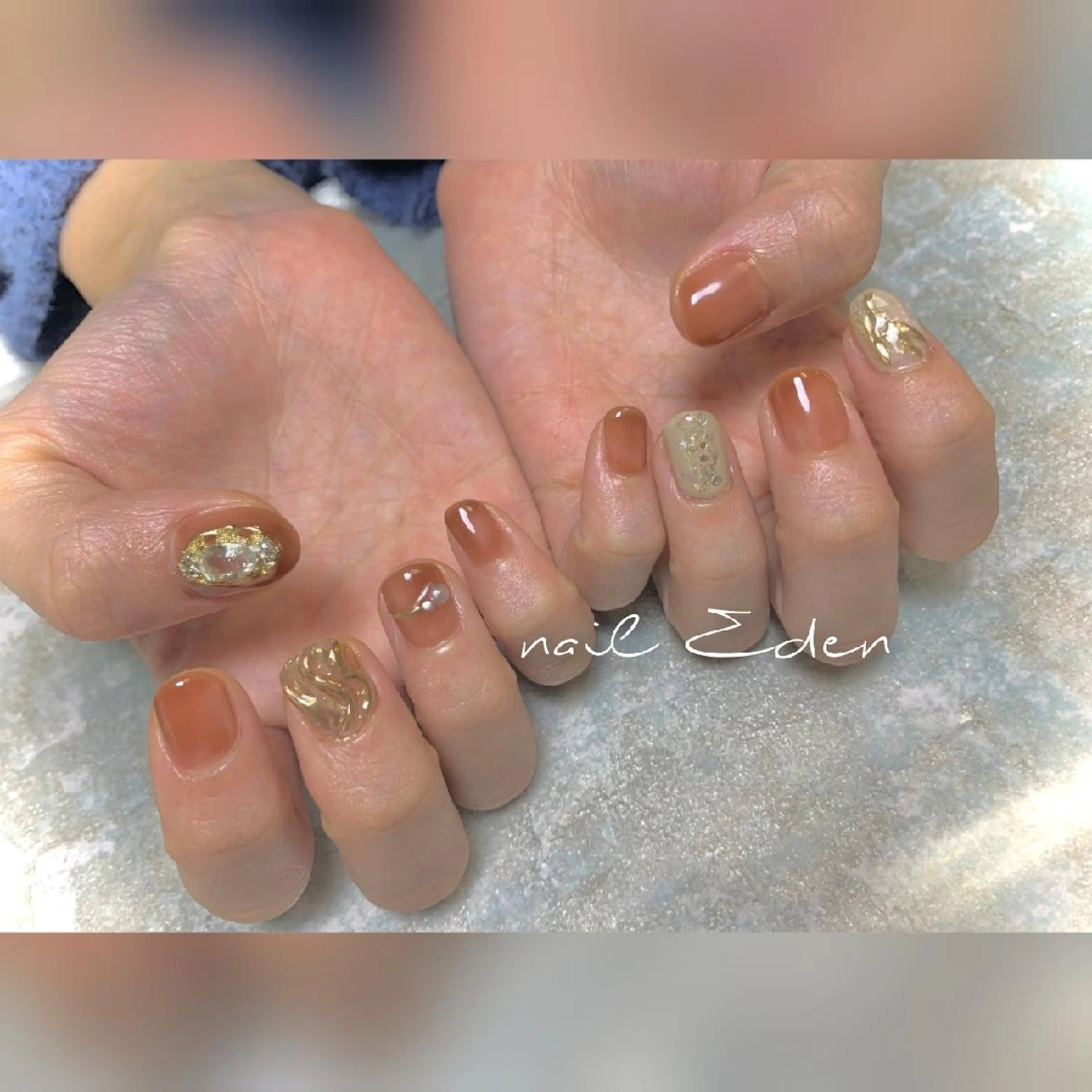 ネイル 持ち込み ハンドネイル ハンドケア Eden　private nail saron所属・Eden ♾️のネイルデザイン