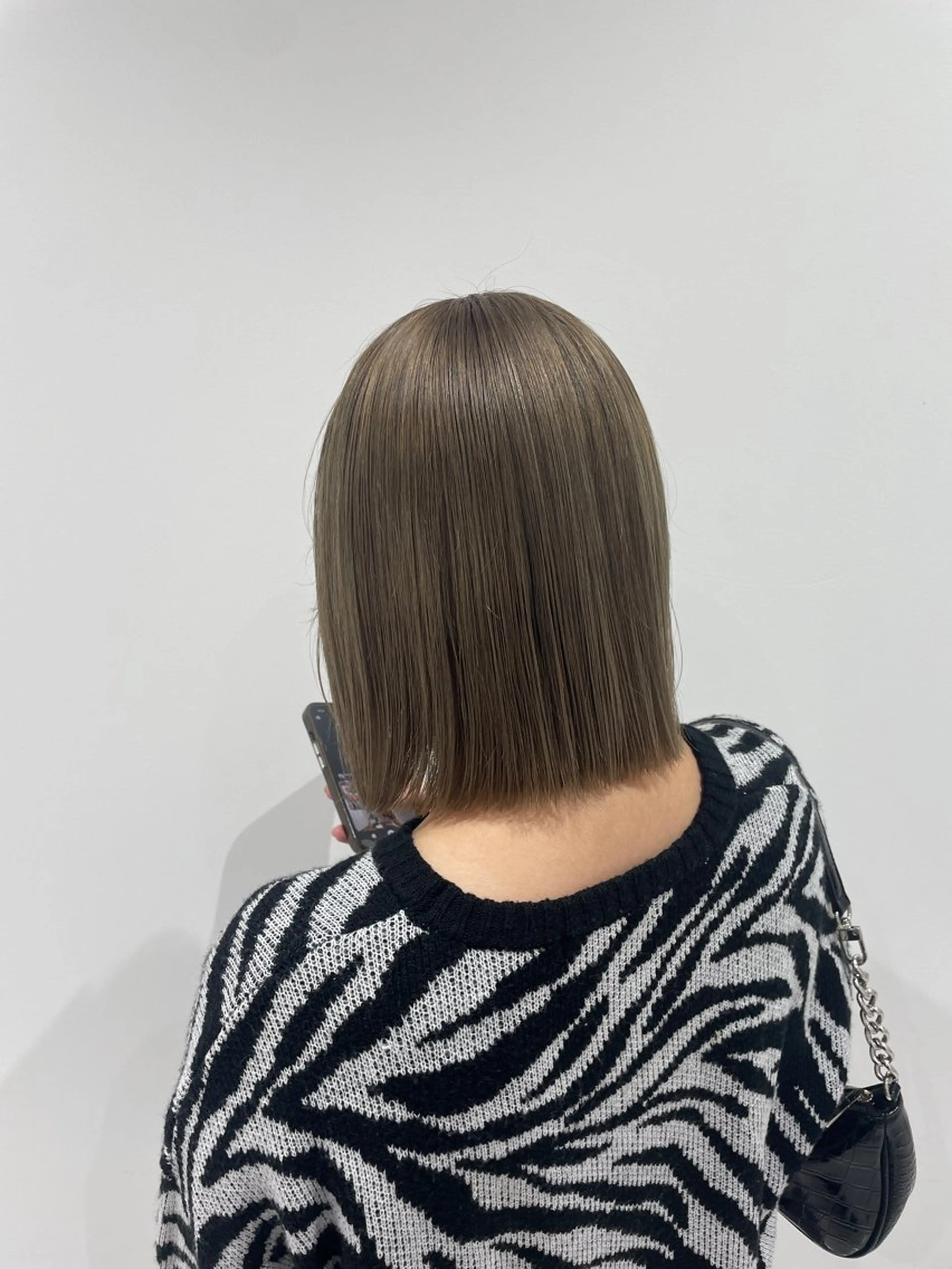 ミディアム ボブ 髪質改善✨艶カラー 🎀moka🎀のヘアスタイル