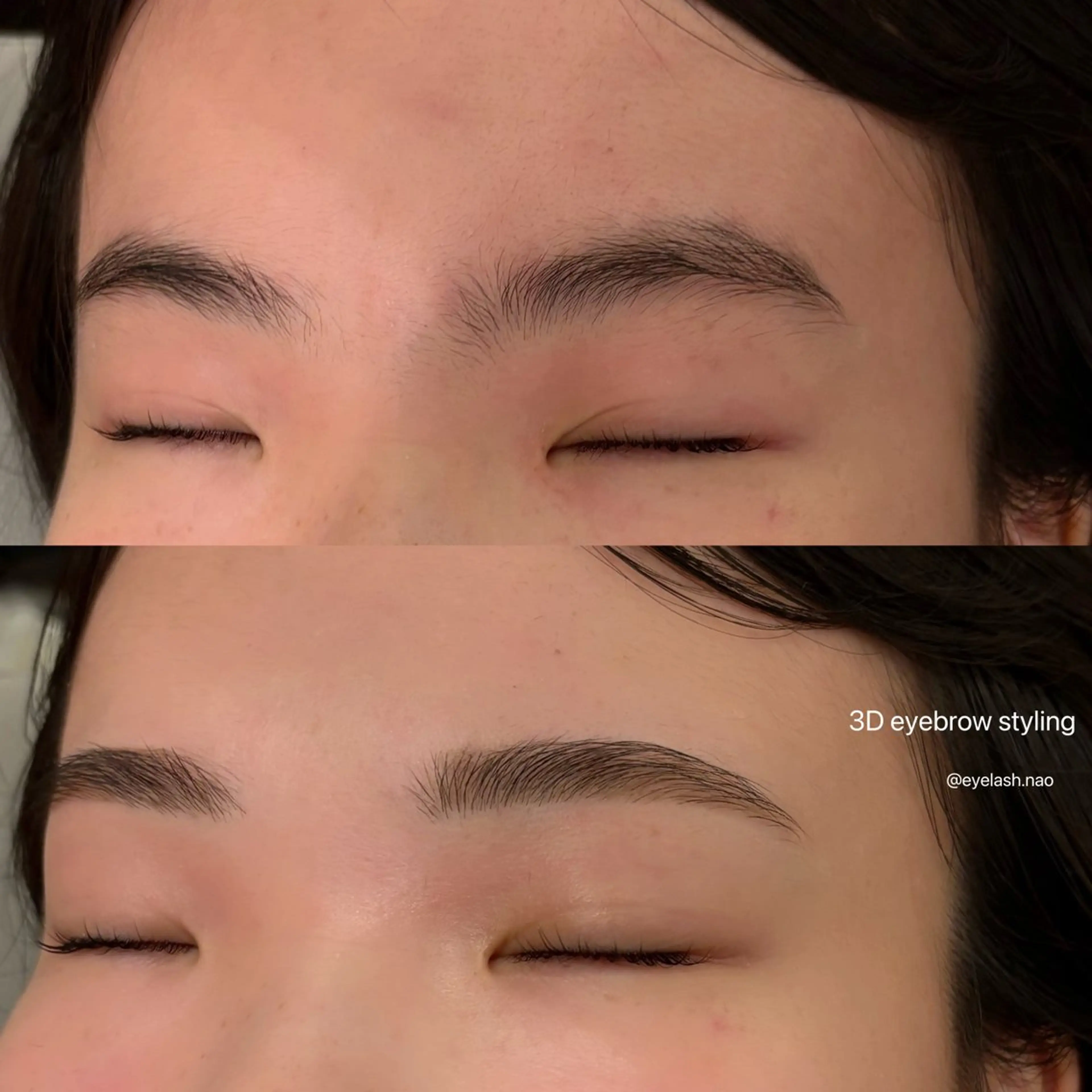 美眉⭐️3Dアイブロウスタイリング【眉パック＆間引きつき】の写真