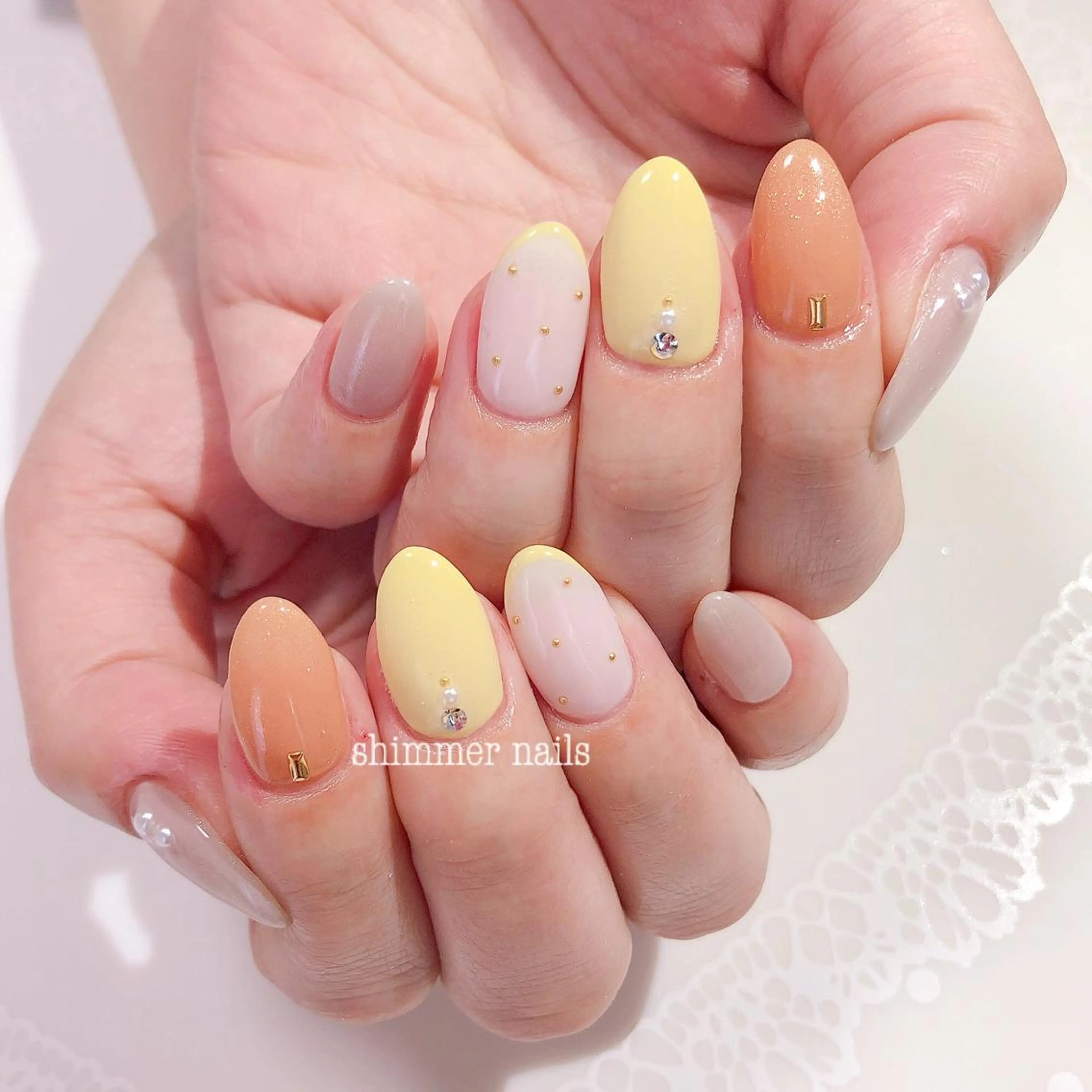 ネイル フットネイル shimmer nailsのネイルデザイン