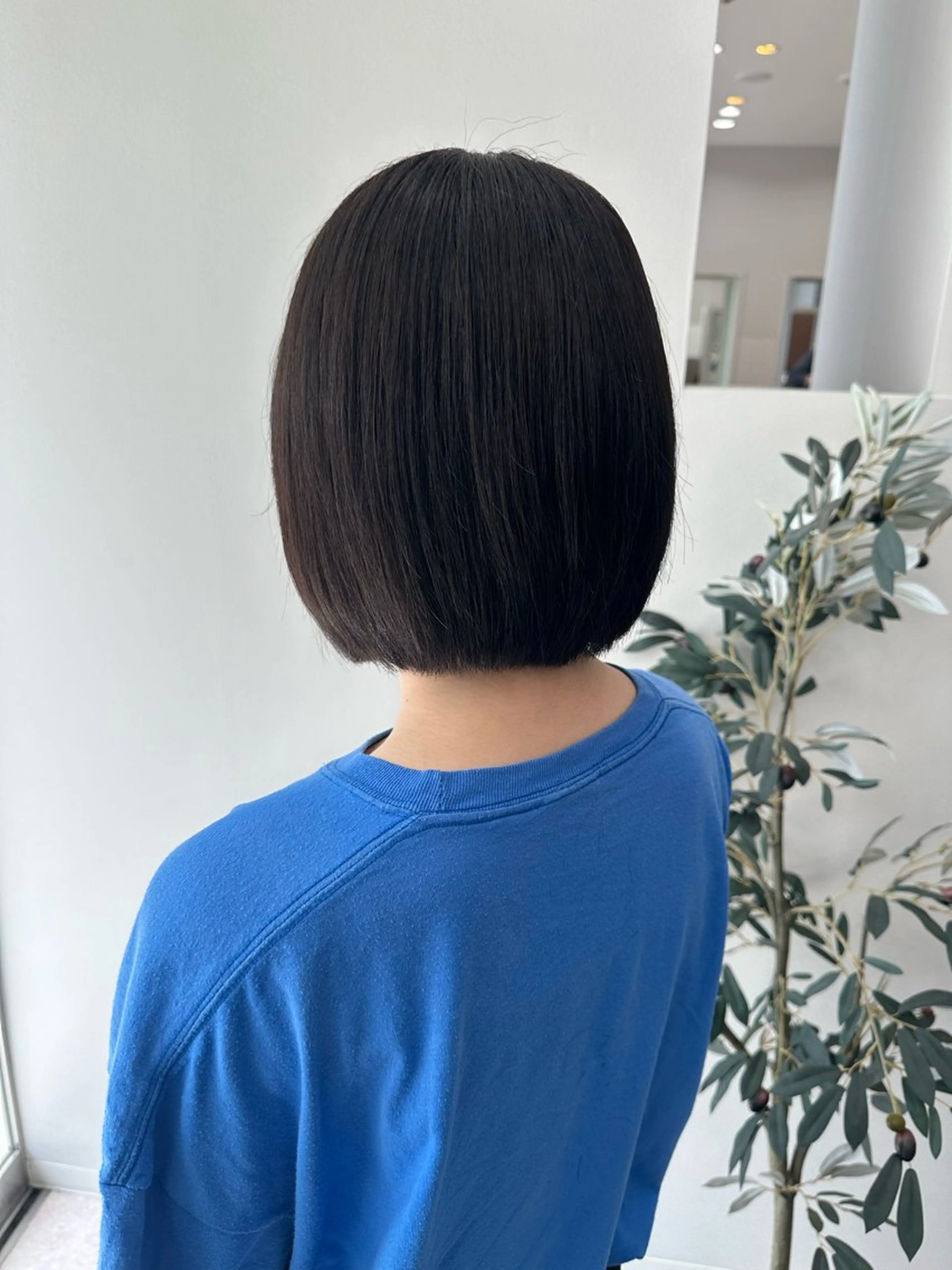 ミディアム カラー くせ毛 縮毛矯正 CoReまぁくん 癖毛お悩み専門のヘアスタイル