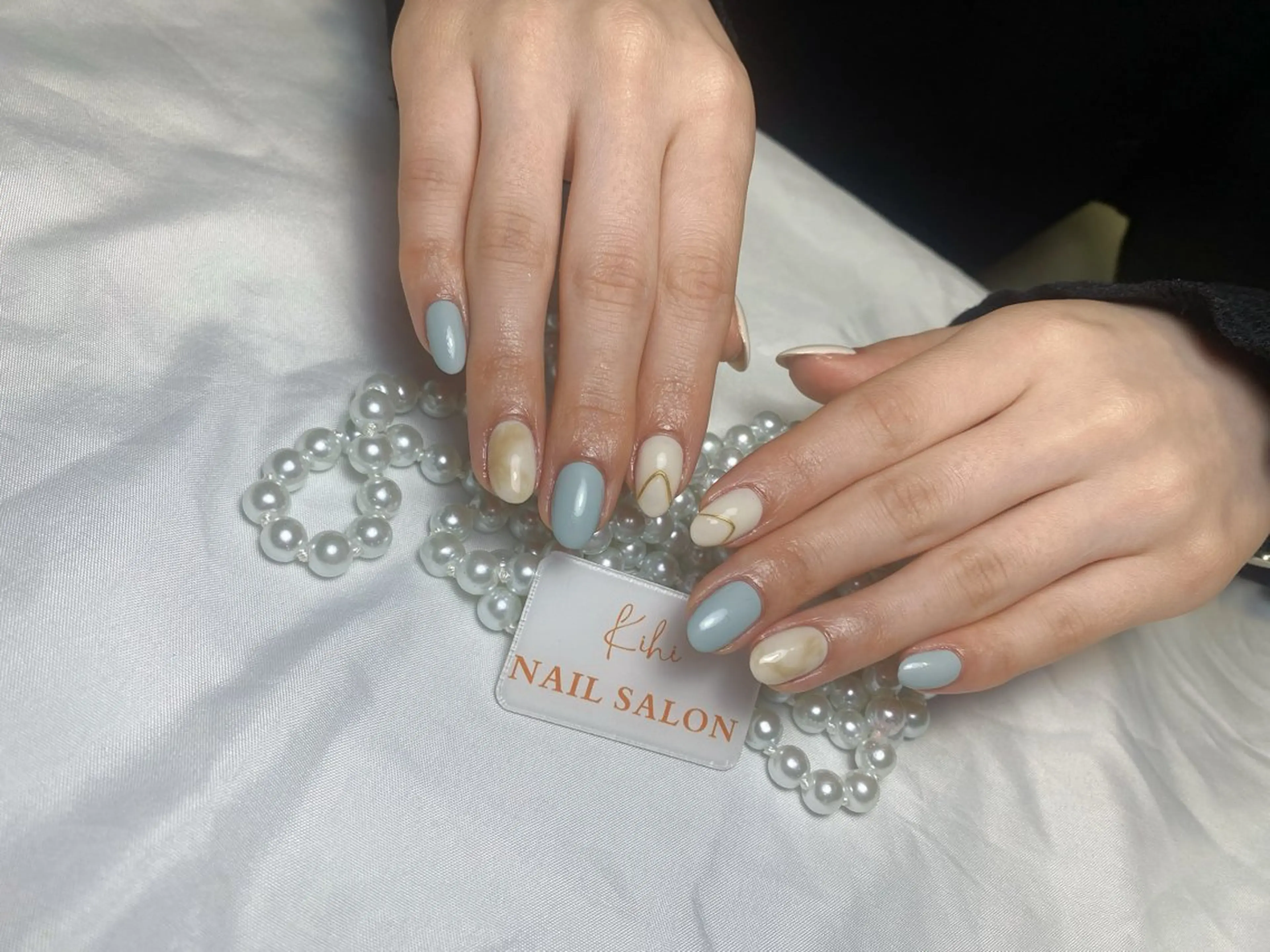 ネイル アートネイル フレンチネイル ジェルネイル グラデーション 韓国ネイル 村中 ハナのネイルデザイン