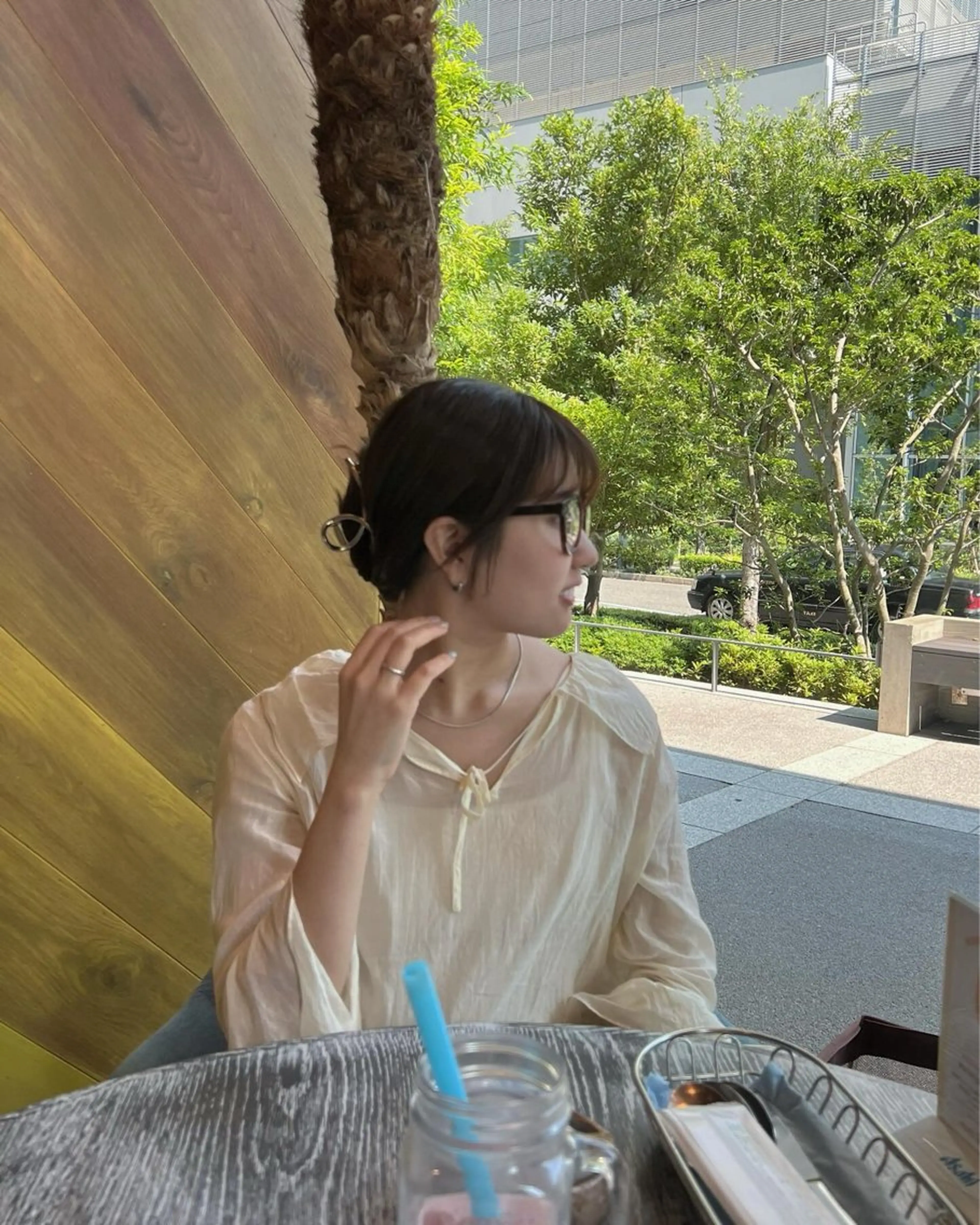 セミロング カラー カット ヘアカラー トリートメント 表参道/髪質改善・ 透明感 colorのヘアスタイル