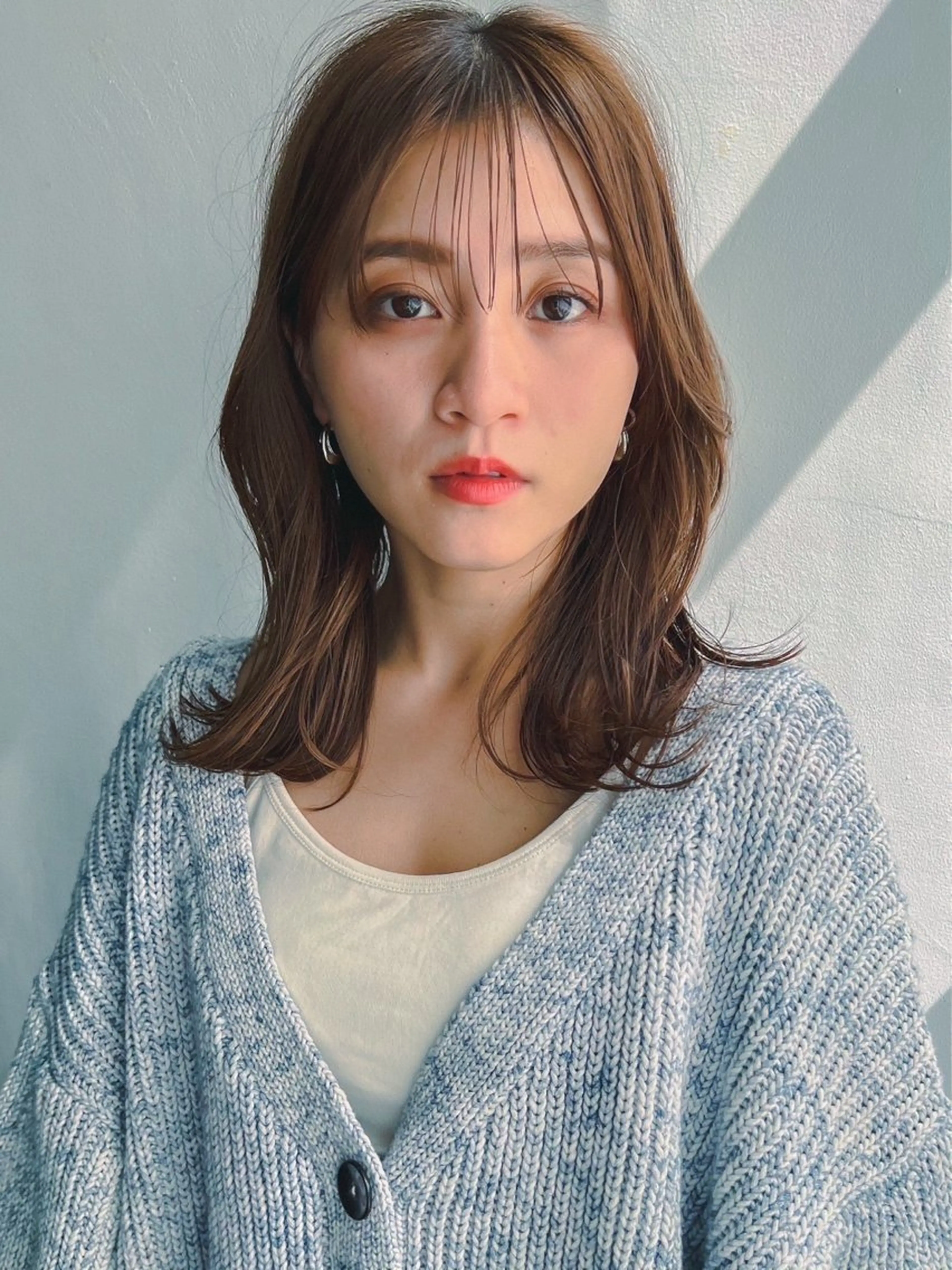 セミロング 🌜 Lulu 🌛 公式/大通のヘアスタイル